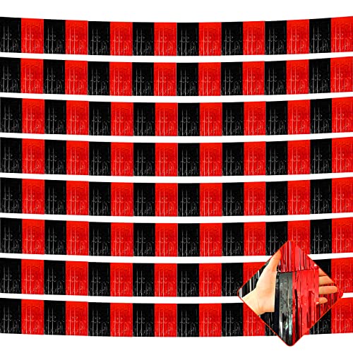 10 Pack Black Red