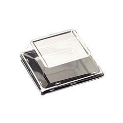 Koyal 8-Inch Clear Square Dome Lids - Set of 120 - Perfect for Bakery, Catering & Food Display - Durable Plastic Cake & Dessert Covers for Parties, Events & Commercial Use