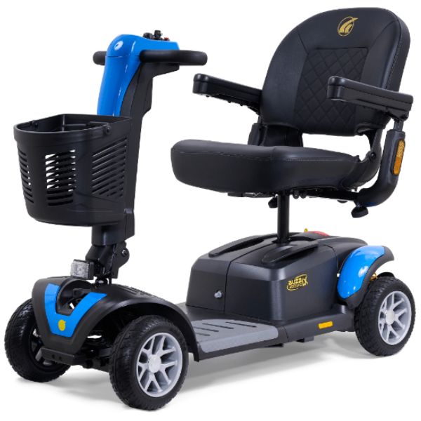 Golden Technologies Buzzaround LX 4 Wheel Mobility Scooter - Lightweight & Foldable Electric Scooter for Adults & Seniors - Perfect for Shopping, Travel & Outdoor Activities