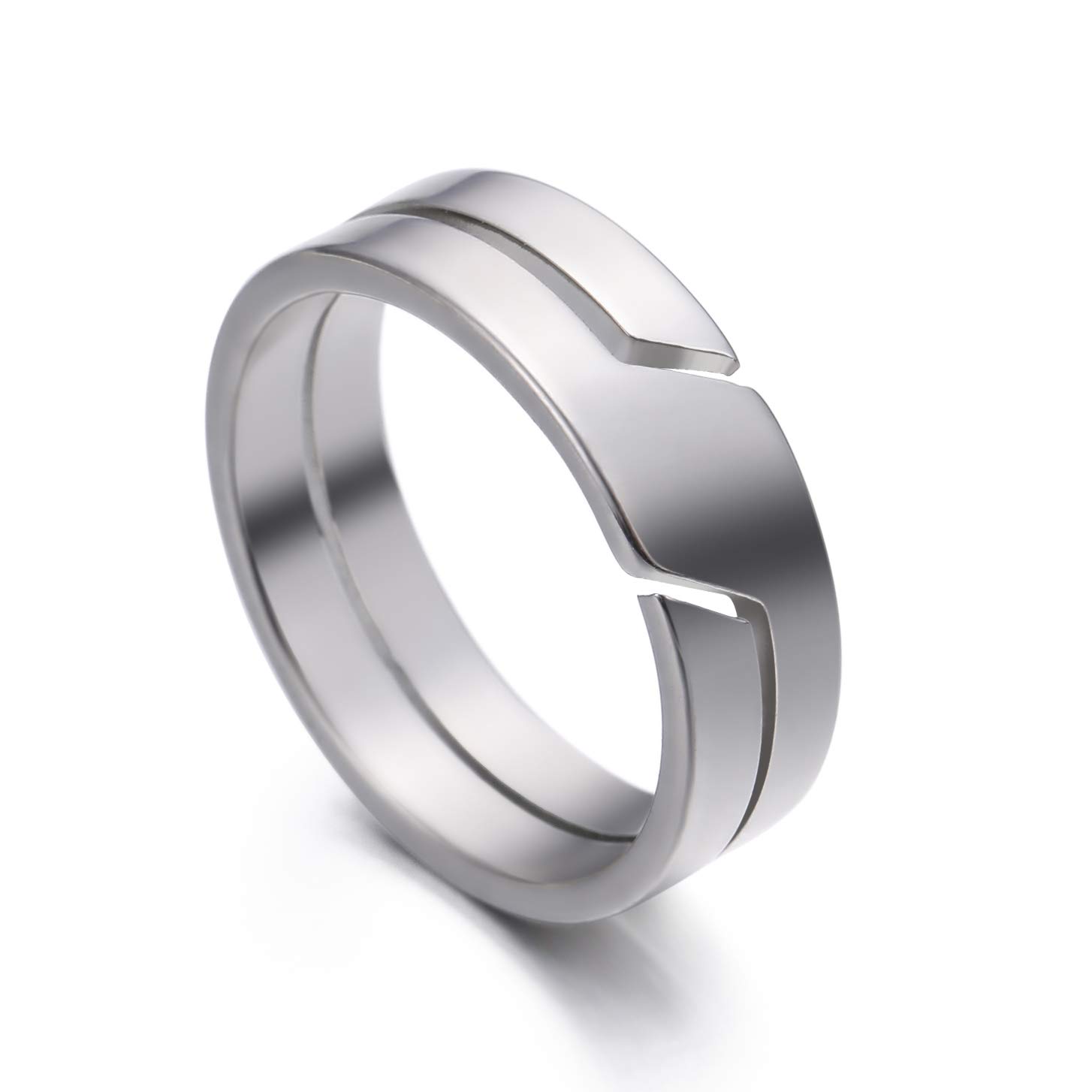 Stylish Stainless Steel Couple Rings for Men & Women - Matching Wedding Bands, Promise Rings & Anniversary Gifts - Perfect for Engagements, Date Nights & Romantic Occasions