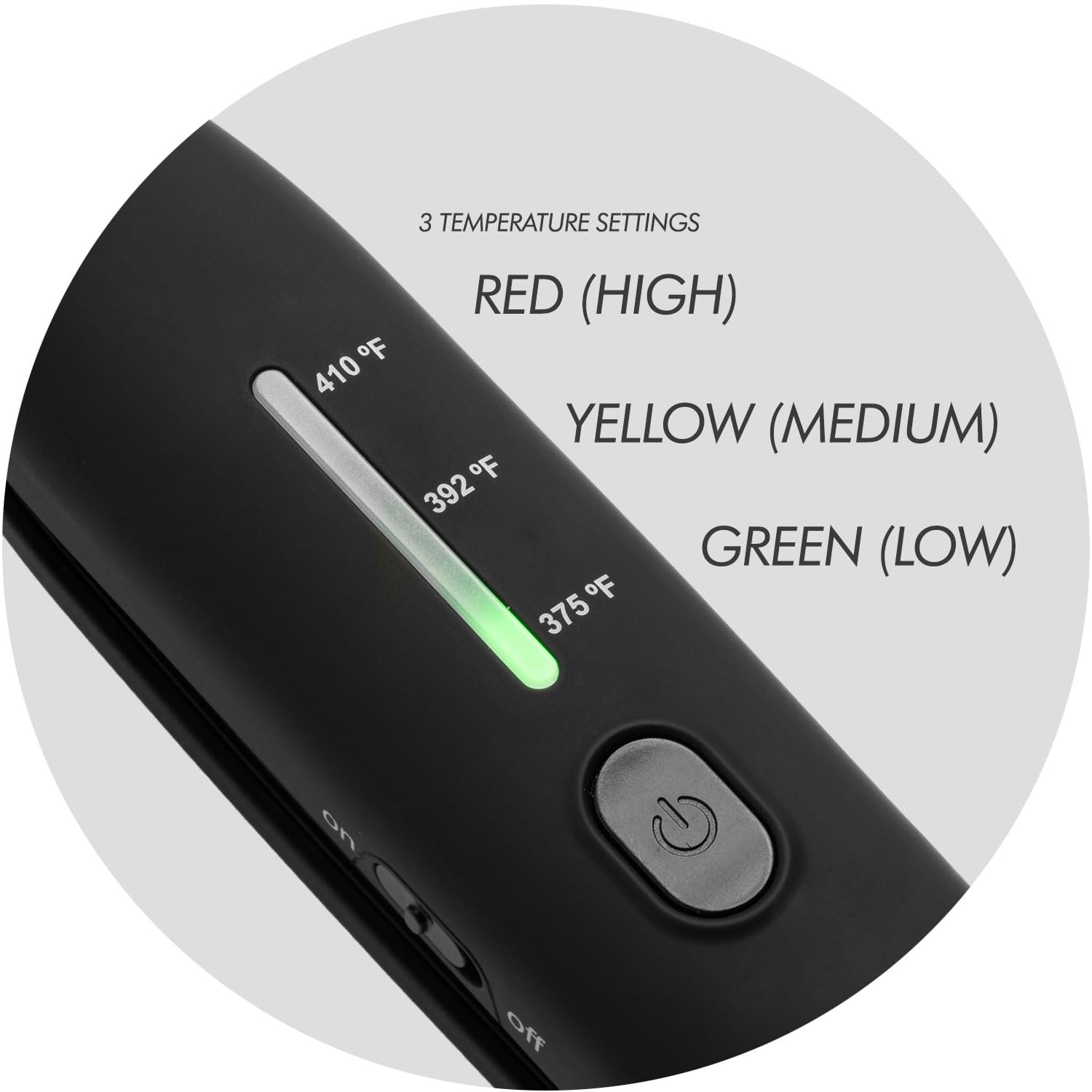 Sam Villa Pro Results Cordless Flat Iron - 45 Min Cordless Hair Straightener for Travel & On-the-Go Styling | Black | Perfect for Home, Salon & Vacation Use