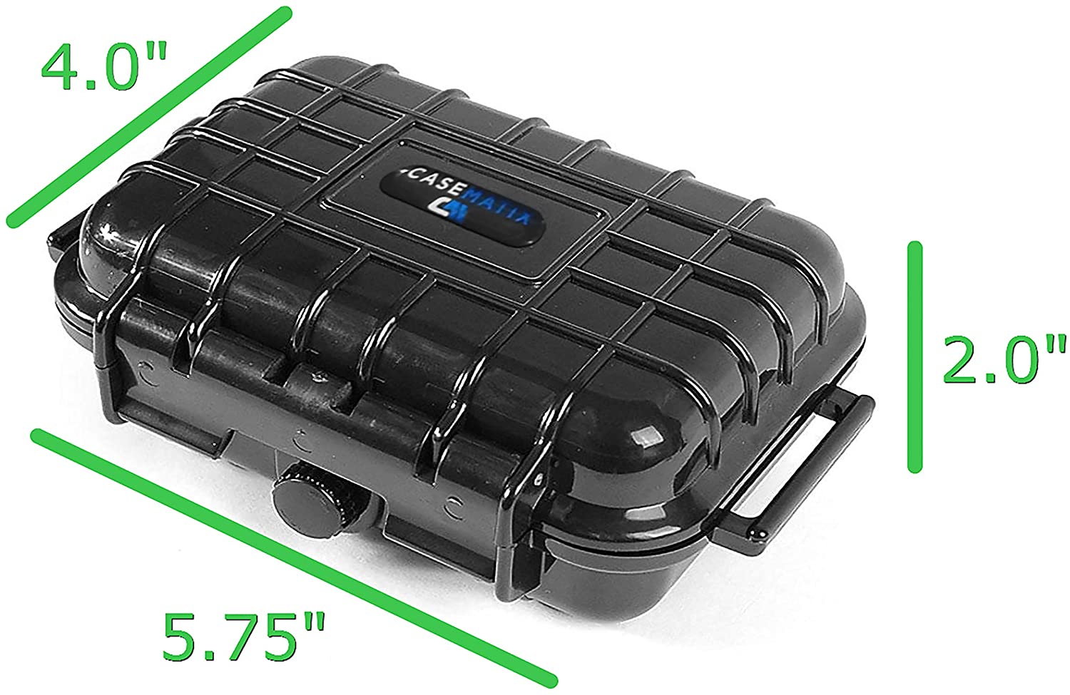 CASEMATIX Crushproof & Waterproof Hard Shell Travel Case for ZOLEO Satellite Communicator - Shockproof Protective Storage with Charging Cable & Carabiner - Perfect for Hiking, Camping & Outdoor Adventures