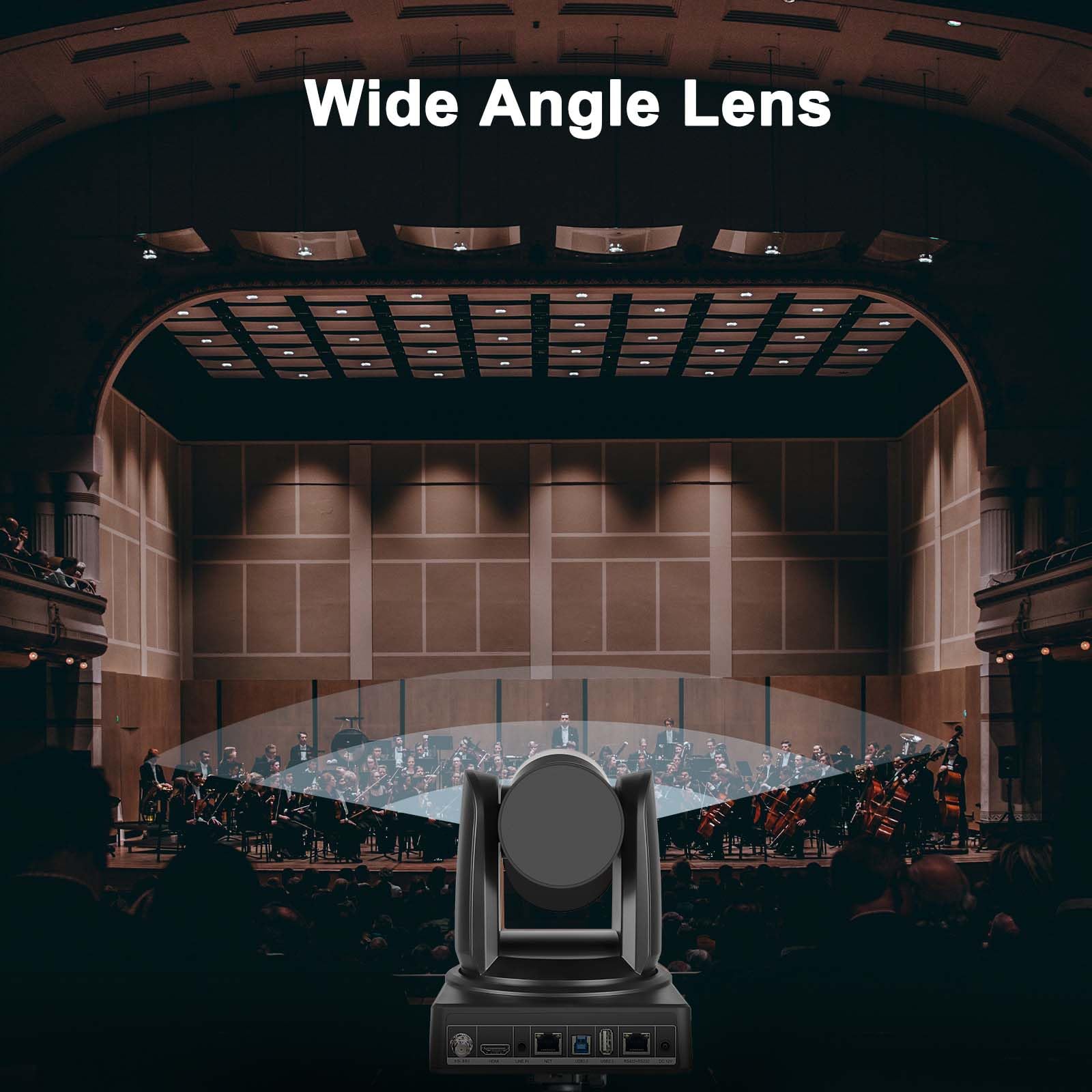 20X Optical Zoom PTZ Camera with HDMI & SDI - IP Live Streaming, PTZ Control for Video Conferencing, Church Services, Live Events and Broadcasting
