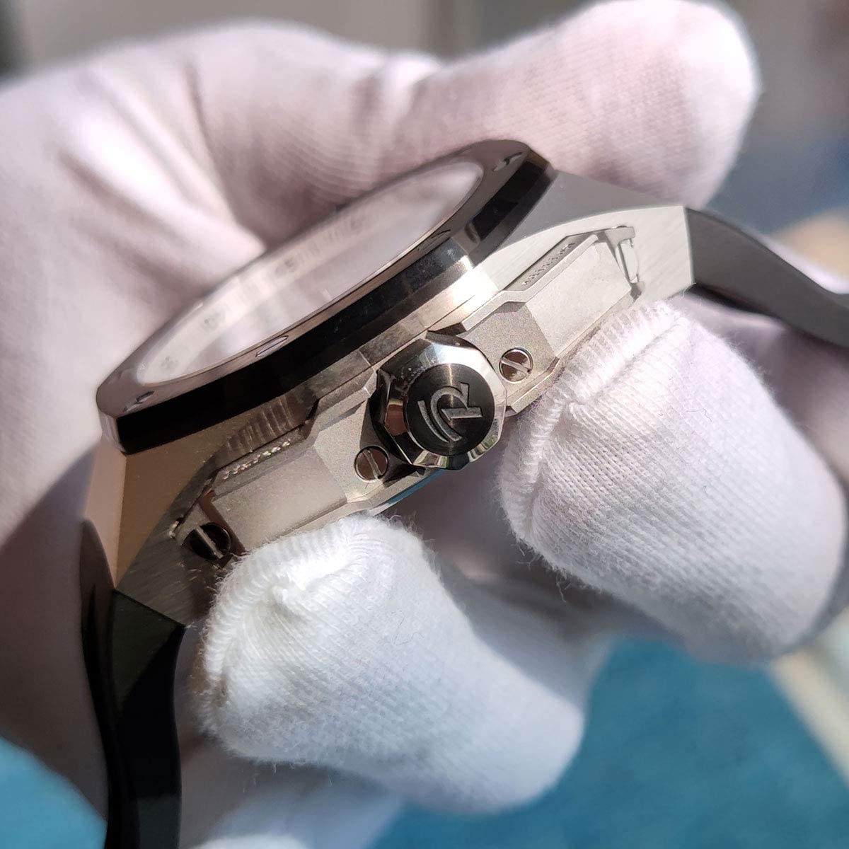 REEF TIGER Luxury Men's Automatic Mechanical Sports Watch - Stainless Steel Chronograph Waterproof Wristwatch RGA92S7 | Perfect for Business, Diving & Outdoor Activities