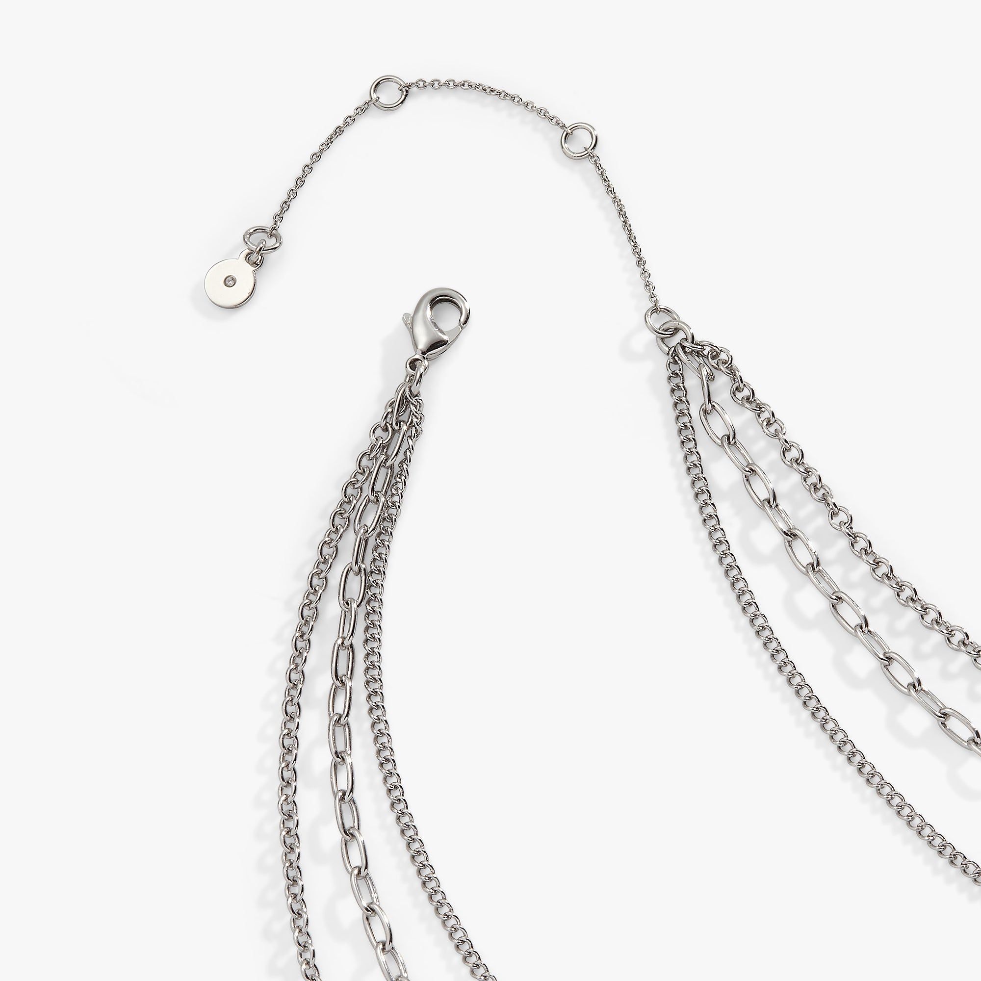 Elegant Crystal & Chain Layered Necklace for Women - Dainty Layering Jewelry for Everyday Wear, Date Night & Special Occasions