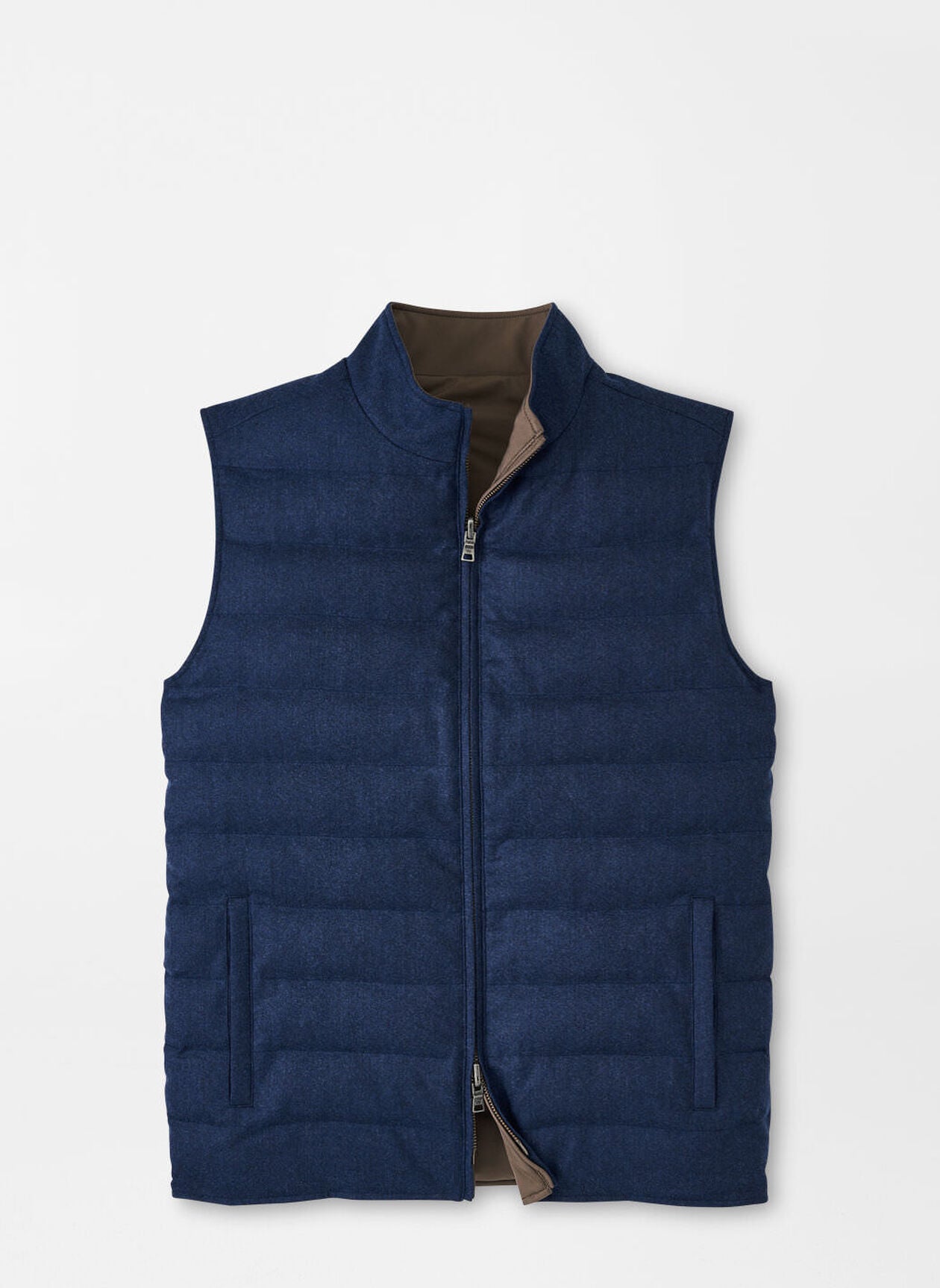 PETER MILLAR Reversible Vest for Men - Lightweight Quilted Puffer Vest for Outdoor Activities & Casual Wear