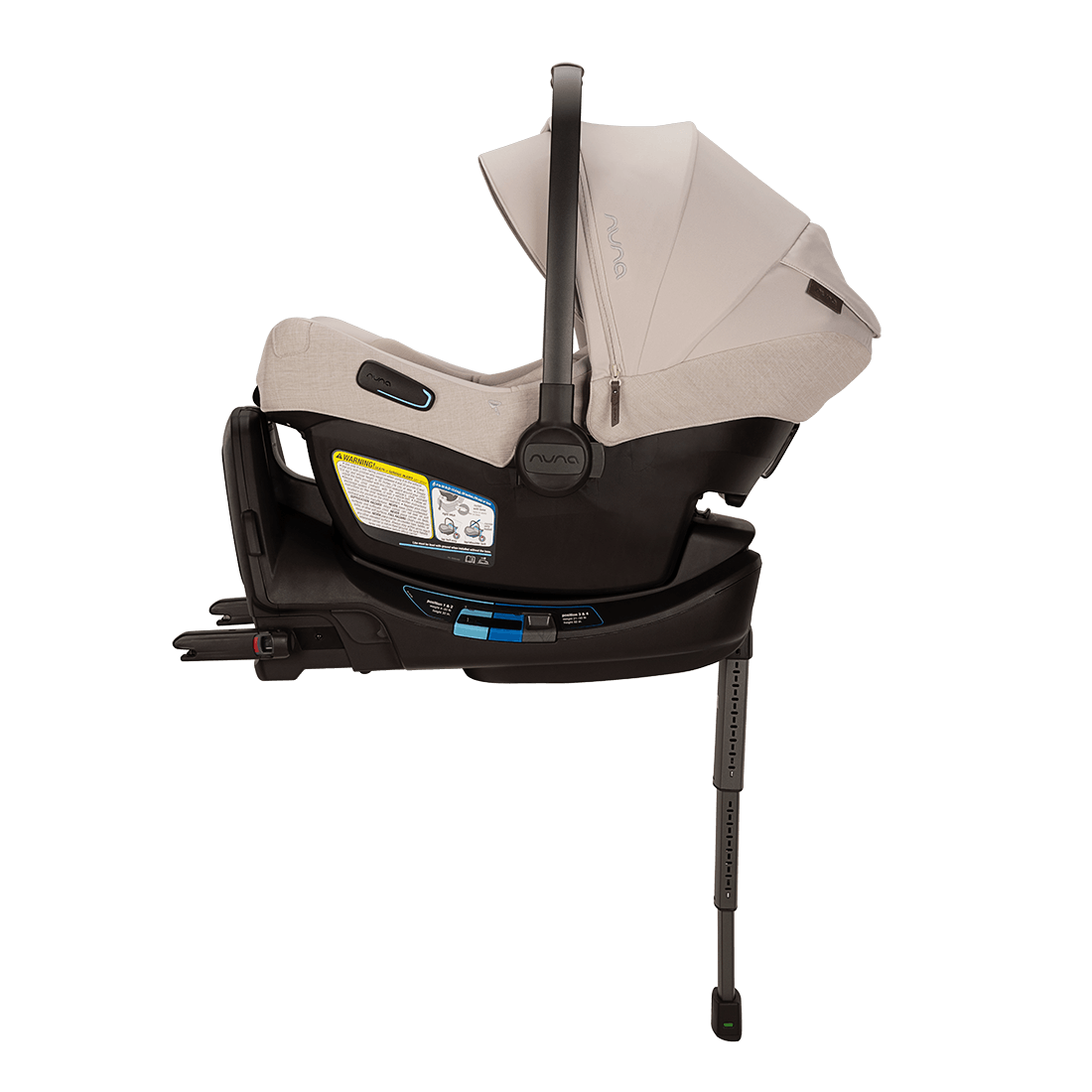 Nuna PIPA Aire RX Infant Car Seat with PIPA RELX Base - Lightweight, Safe & Comfortable Baby Car Seat for Newborns to 35 lbs - Perfect for Travel, Daily Commutes & Family Road Trips