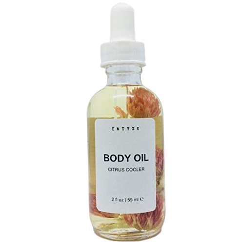 Citrus Cooler Body Oil - 2 fl oz | Hydrating & Refreshing Moisturizer for Dry Skin | Perfect for Massage, Aromatherapy & Post-Shower Hydration
