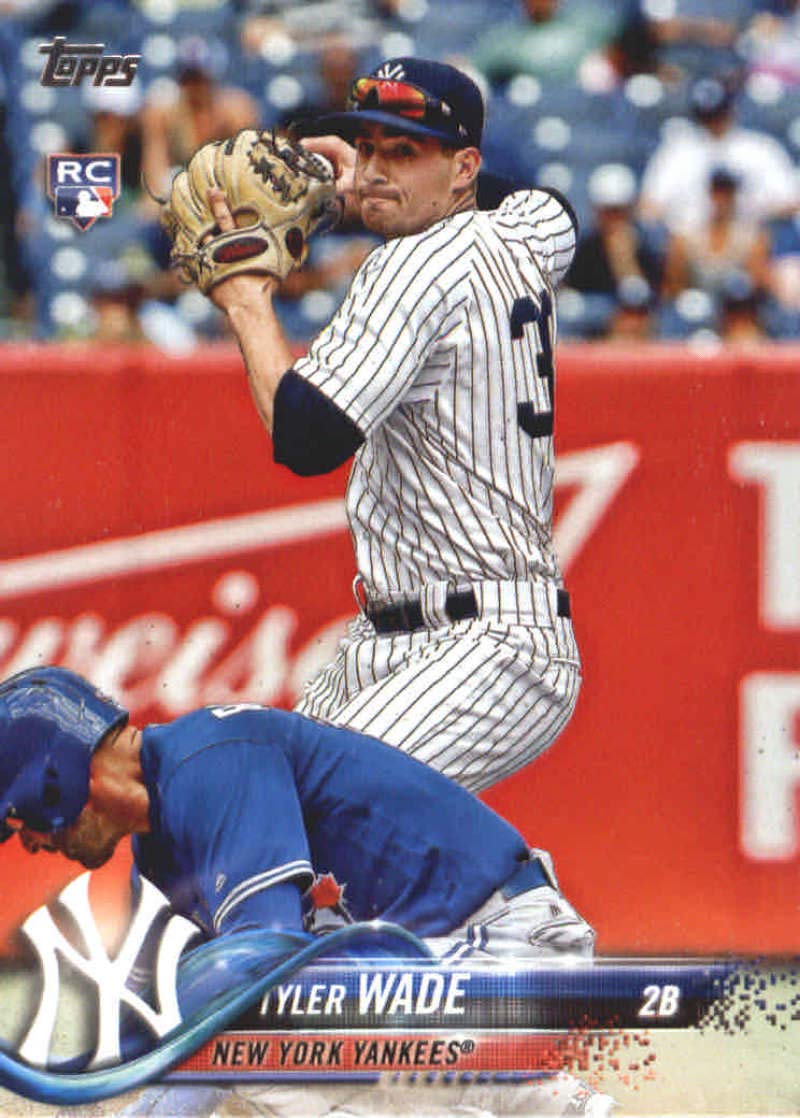 2018 Topps Update and Highlights Baseball Series #US173 Tyler Wade RC Rookie New York Yankees MLB Trading Card - Perfect for Collectors, Fans, and Sports Memorabilia Enthusiasts