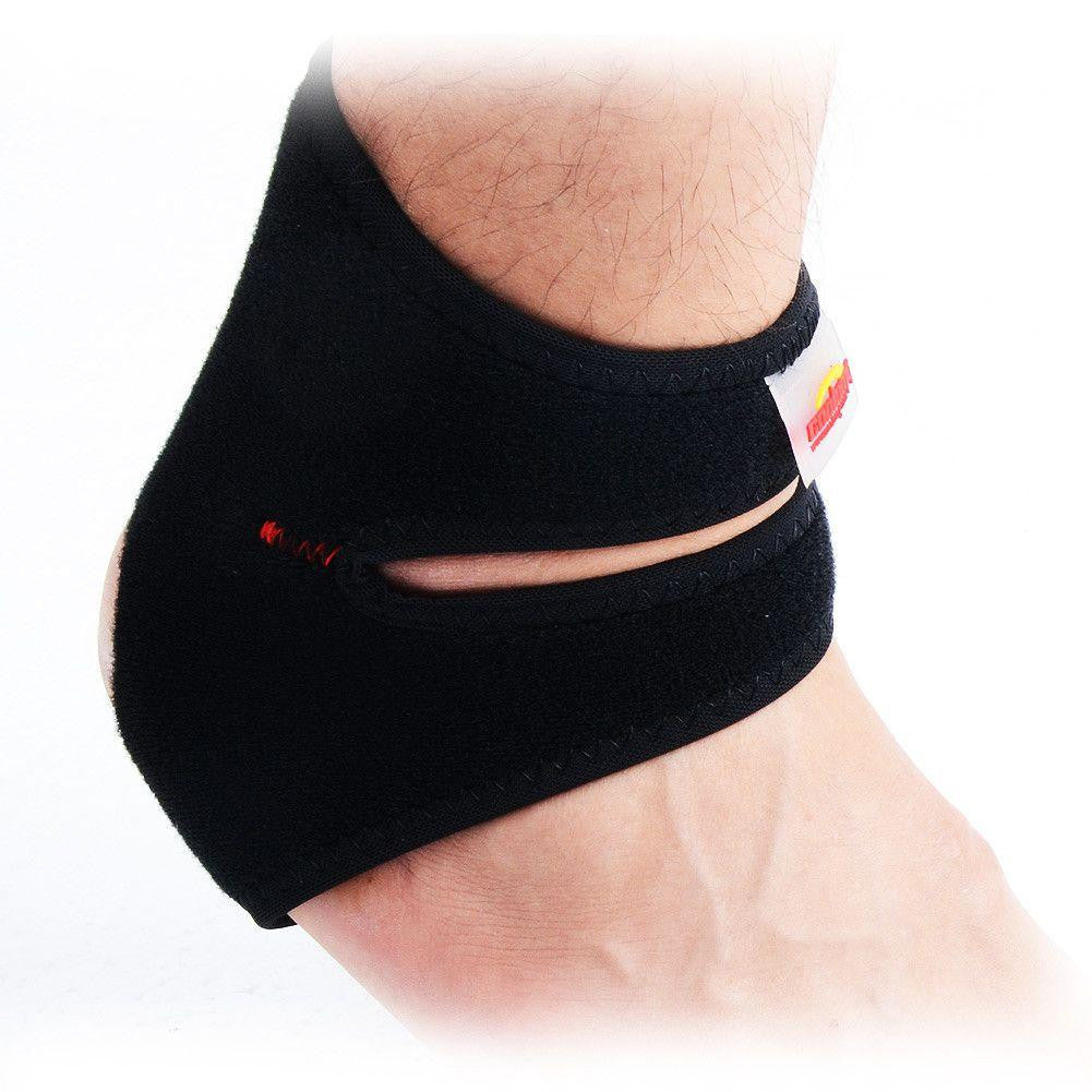 Ankle Support Brace with Open Design - Adjustable Compression for Sprains & Injuries - Ideal for Running, Hiking & Sports Recovery