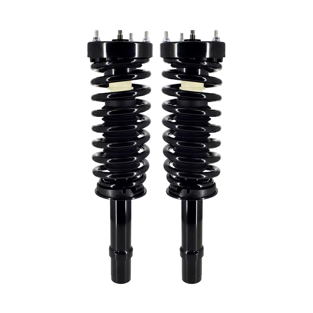 PM Auto Pair Front Left & Right Quick Complete Strut-Coil Spring Assembly for 2007-2010 Dodge Charger AWD - Smooth Ride & Easy Installation for City Driving & Highway Cruising