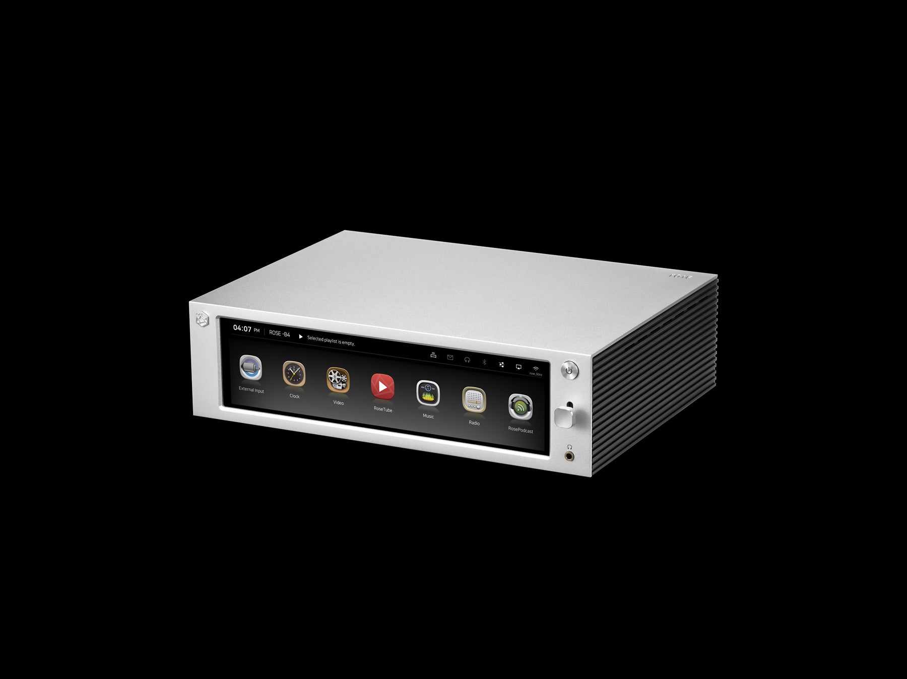 HiFi Rose RS201E High-Fidelity Amplified Media Player & Streamer - Perfect for Home Theater, Audiophile Listening, and Multi-Room Audio Streaming
