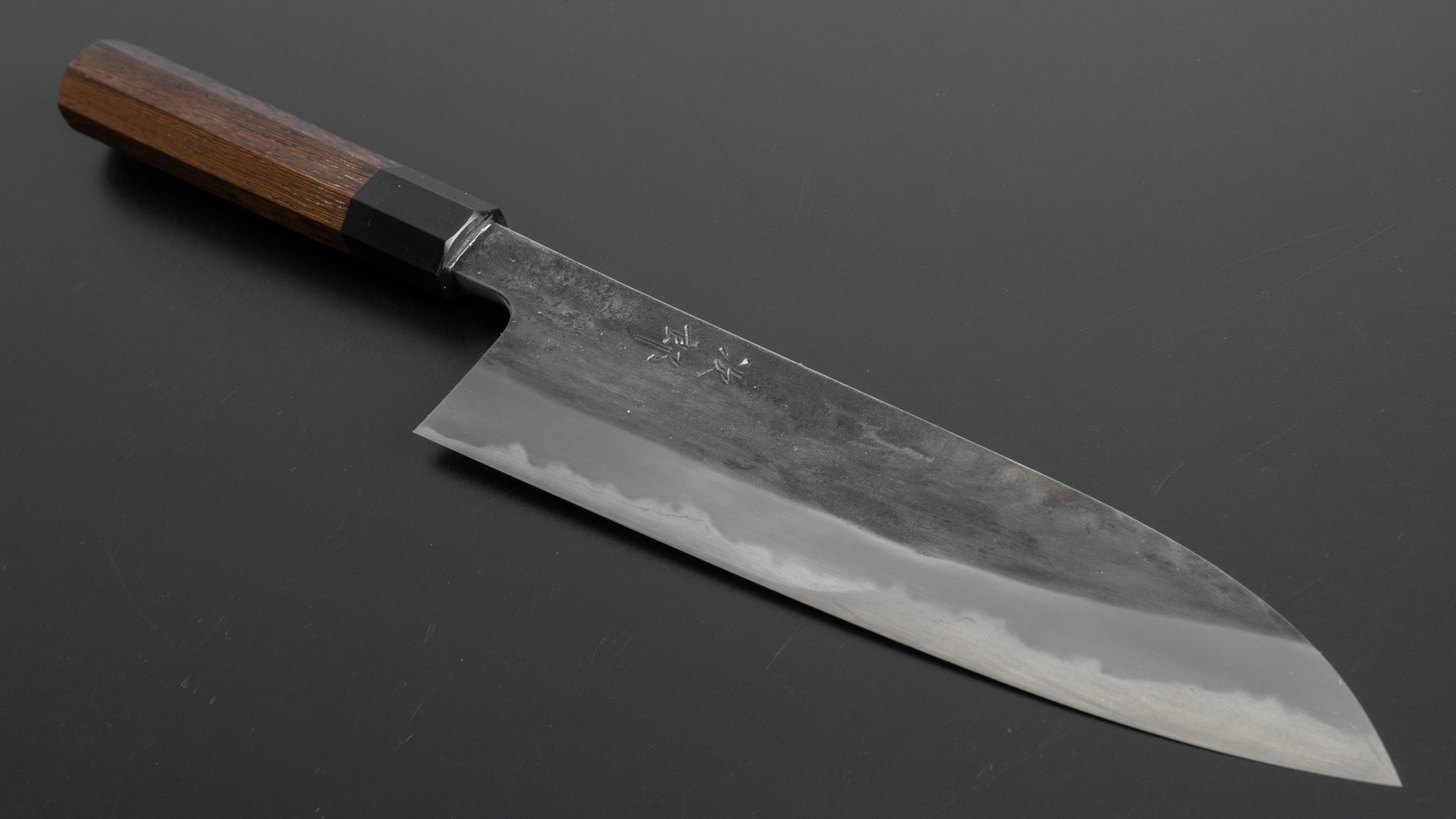 Premium Jiro Tsuchime Wa Gyuto 210mm Japanese Chef Knife with Taihei Tagayasan Handle - Perfect for Sushi, Sashimi & Precision Cutting