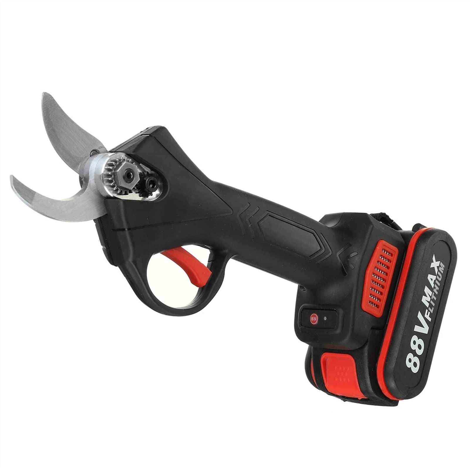 VIOLWORKS 88VF Cordless Electric Pruning Shears - Branch Cutter Scissor with 2 Batteries & Plastic Tool Box - Professional Garden Shears for Tree Trimming, Landscaping, and DIY Projects