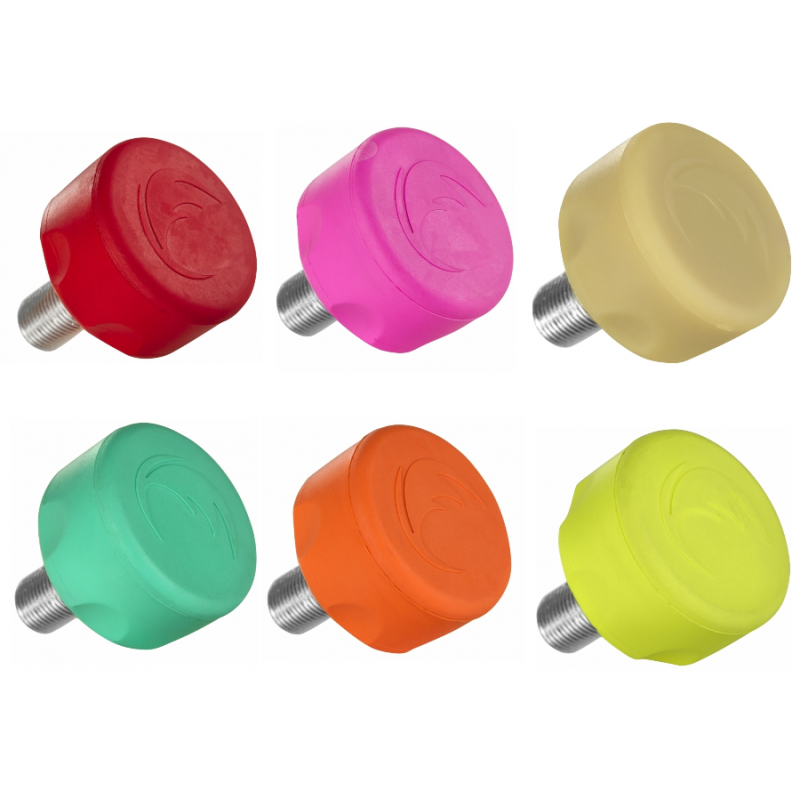 Chaya Cherry Bomb Toe Stops - Premium Roller Skate Toe Stops for Derby, Artistic & Outdoor Skating - Durable & High-Grip Rubber for Enhanced Performance & Safety