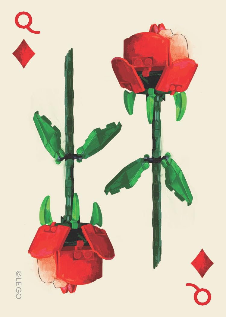 LEGO® Botanical Playing Cards – Beautiful Floral Design Deck for Card Games, Collectors & Gifts | Perfect for Poker, Magic Tricks, Family Game Nights & LEGO® Fans