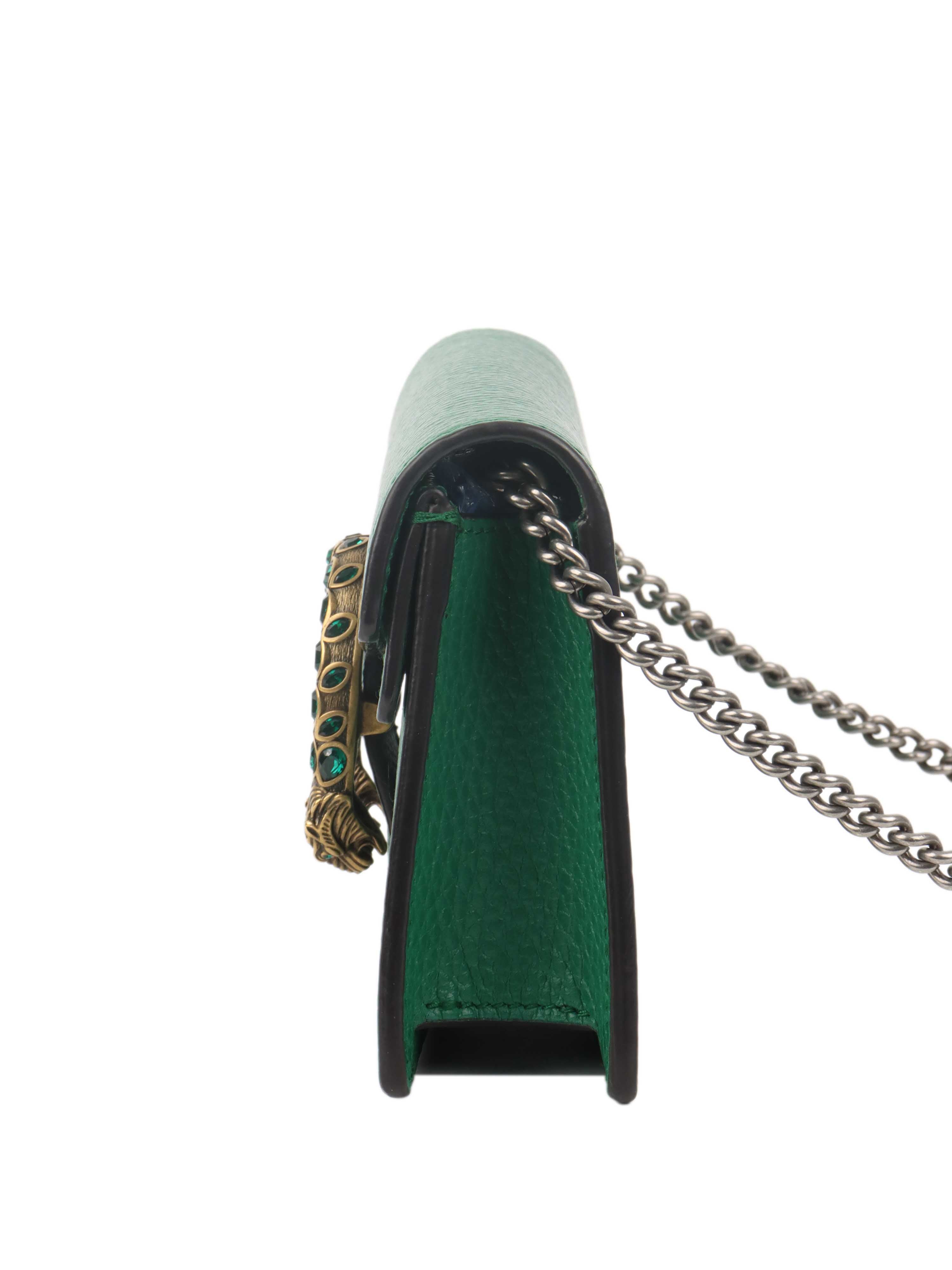 Gucci Green Super Mini Dionysus Crossbody Bag - Luxury Designer Handbag for Women | Perfect for Parties, Date Nights & Everyday Use