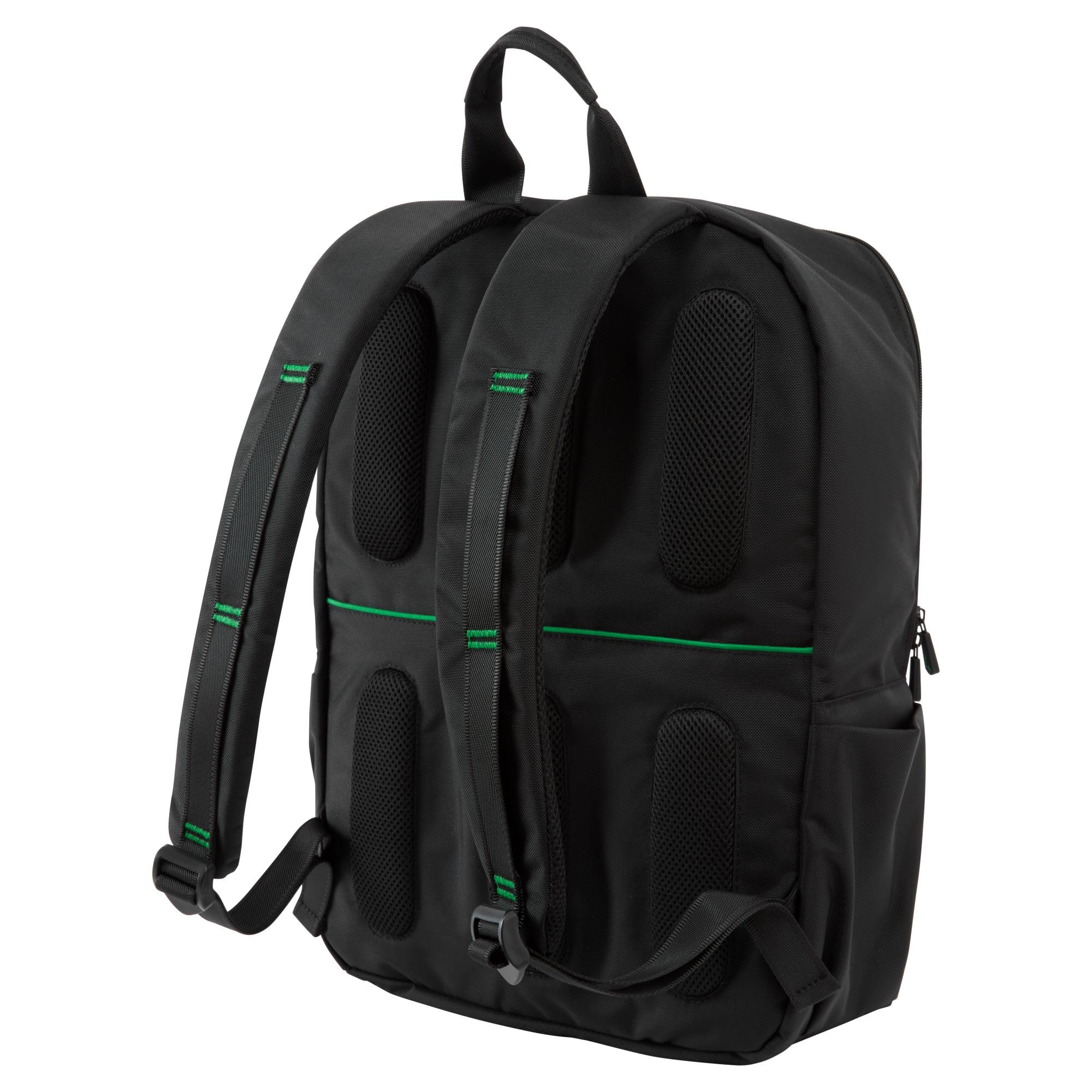 Lamborghini Squadra Corse Team Backpack - Premium Black Racing Backpack for Men | Durable Sports Bag for Gym, Travel & Motorcycle Riders | Official Licensed Merchandise