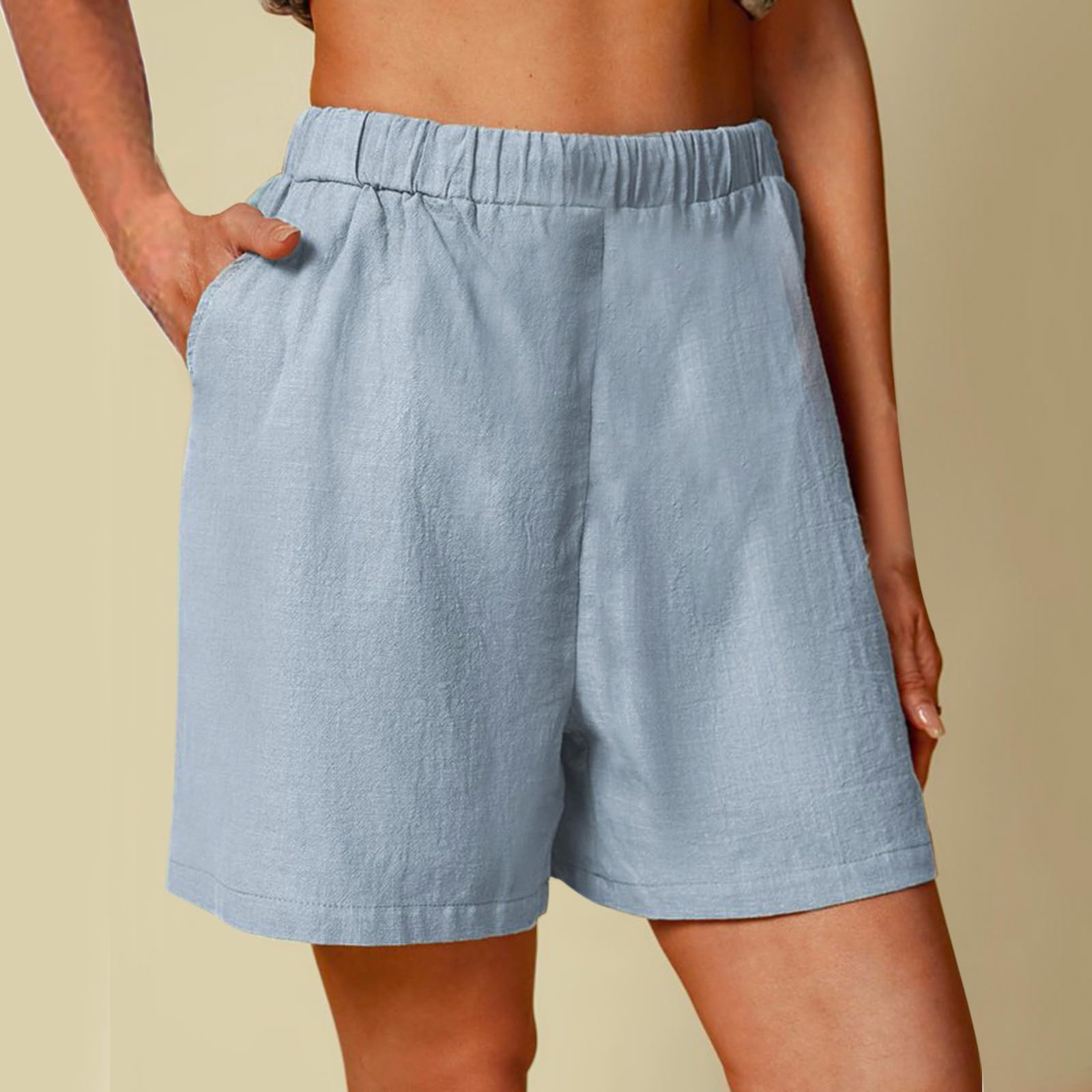 Women's Khaki Hiking Shorts - Quick Dry Athletic Shorts for Outdoor Adventures