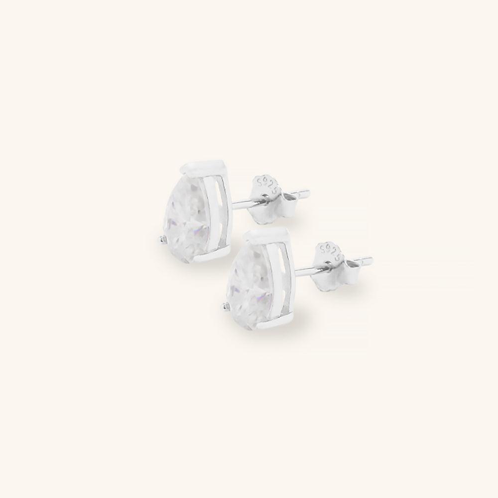 Classic Water Drop Premium Moissanite Stud Earrings for Women - Durable & Hypoallergenic 14K Gold Earrings - Perfect for Weddings, Anniversaries & Special Occasions