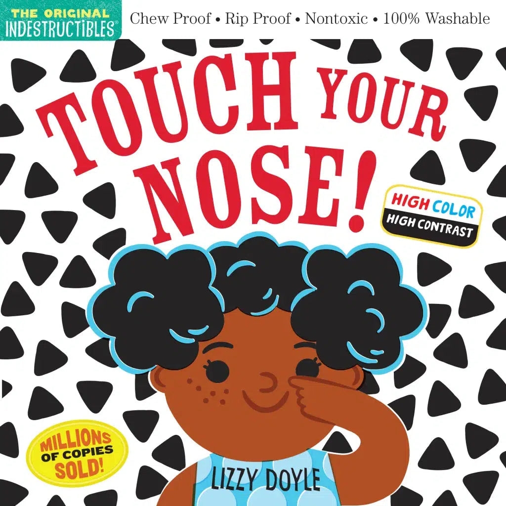 Indestructible Baby Books - High Contrast Sensory Books for Infants - Touch & Feel Interactive Learning - Perfect for Early Development & Playtime
