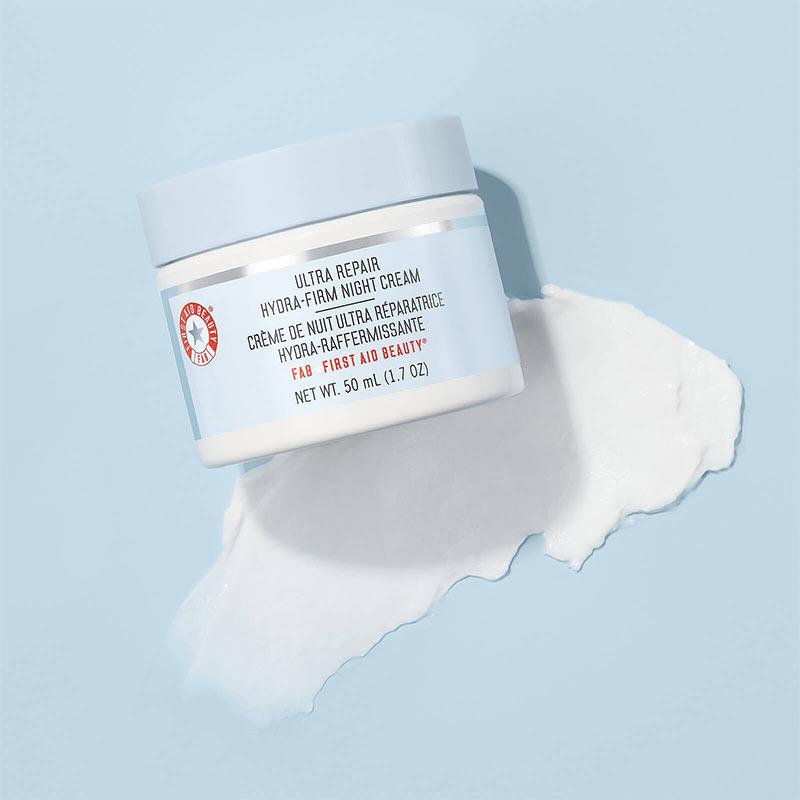 First Aid Beauty Ultra Repair Hydra Firm Night Cream - Intense Hydrating & Firming Face Moisturizer for Dry Skin - Perfect for Overnight Skin Repair & Anti-Aging Routine