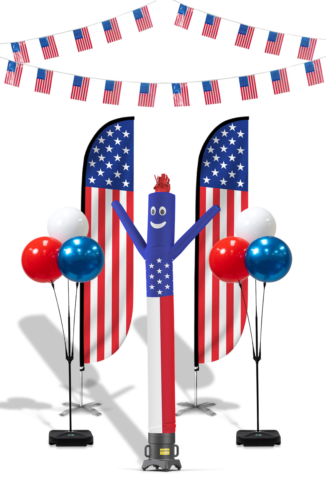 The Patriot Event Package - Premium American-Themed Party Supplies for Patriotic Celebrations | Perfect for 4th of July, Memorial Day & Veterans Day