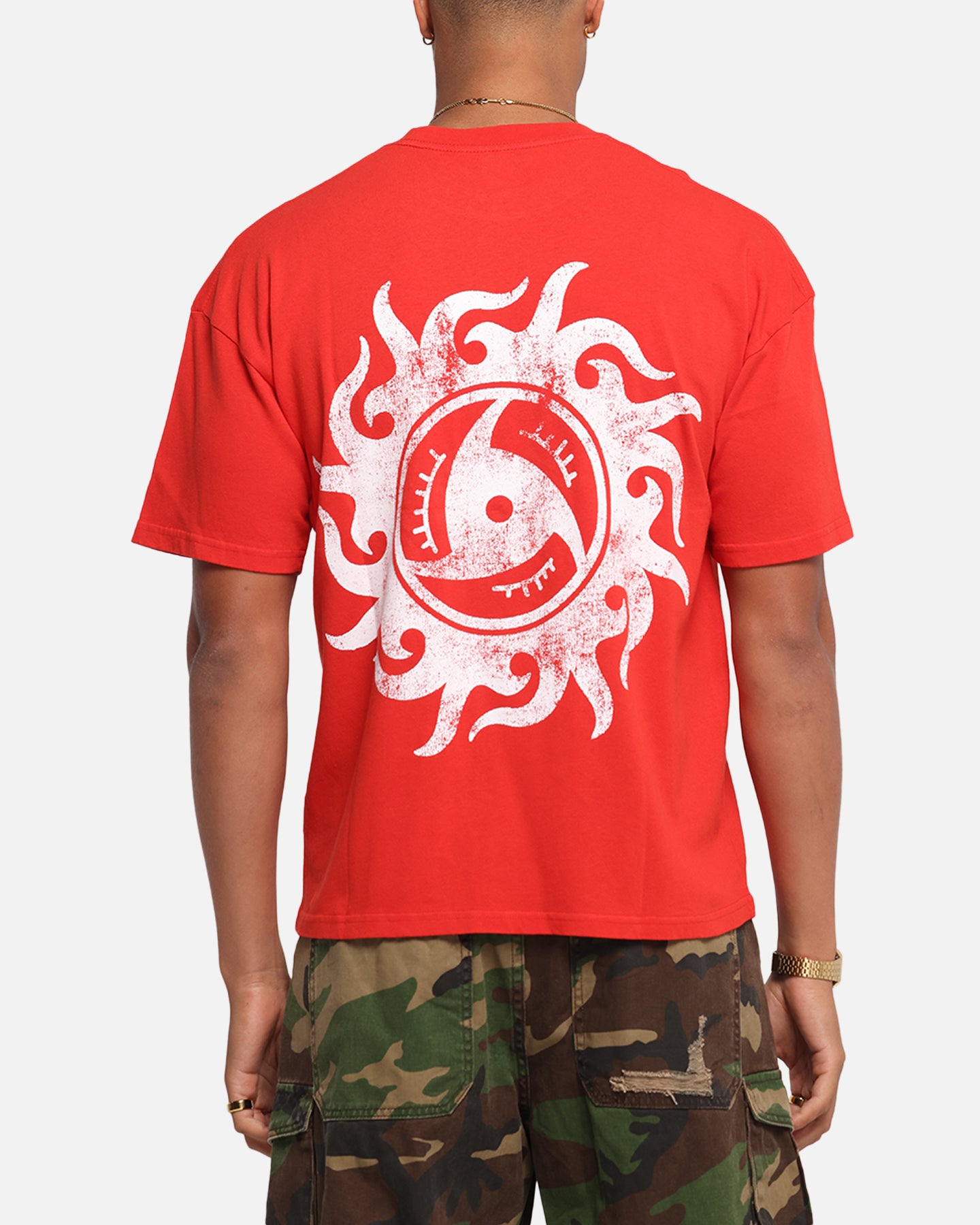 Naruto Chibi Itachi Vintage Anime T-Shirt - Red Casual Graphic Tee for Fans, Cosplay & Everyday Wear