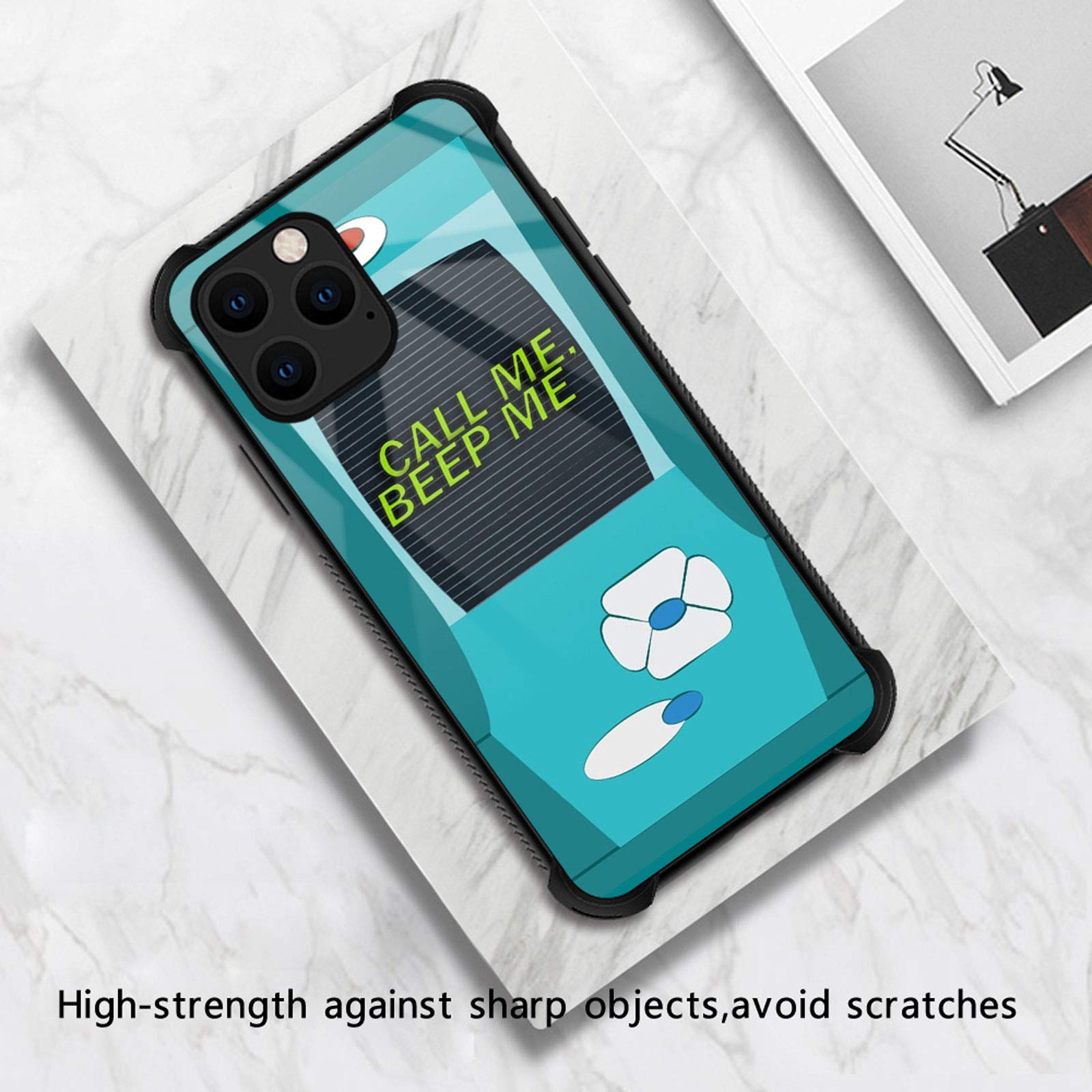 Shockproof iPhone 12 Pro Max Case with Blue Game Console Graphic - Anti-Scratch Hard PC Back Cover for Girls & Boys - Perfect for Gaming, School & Everyday Protection