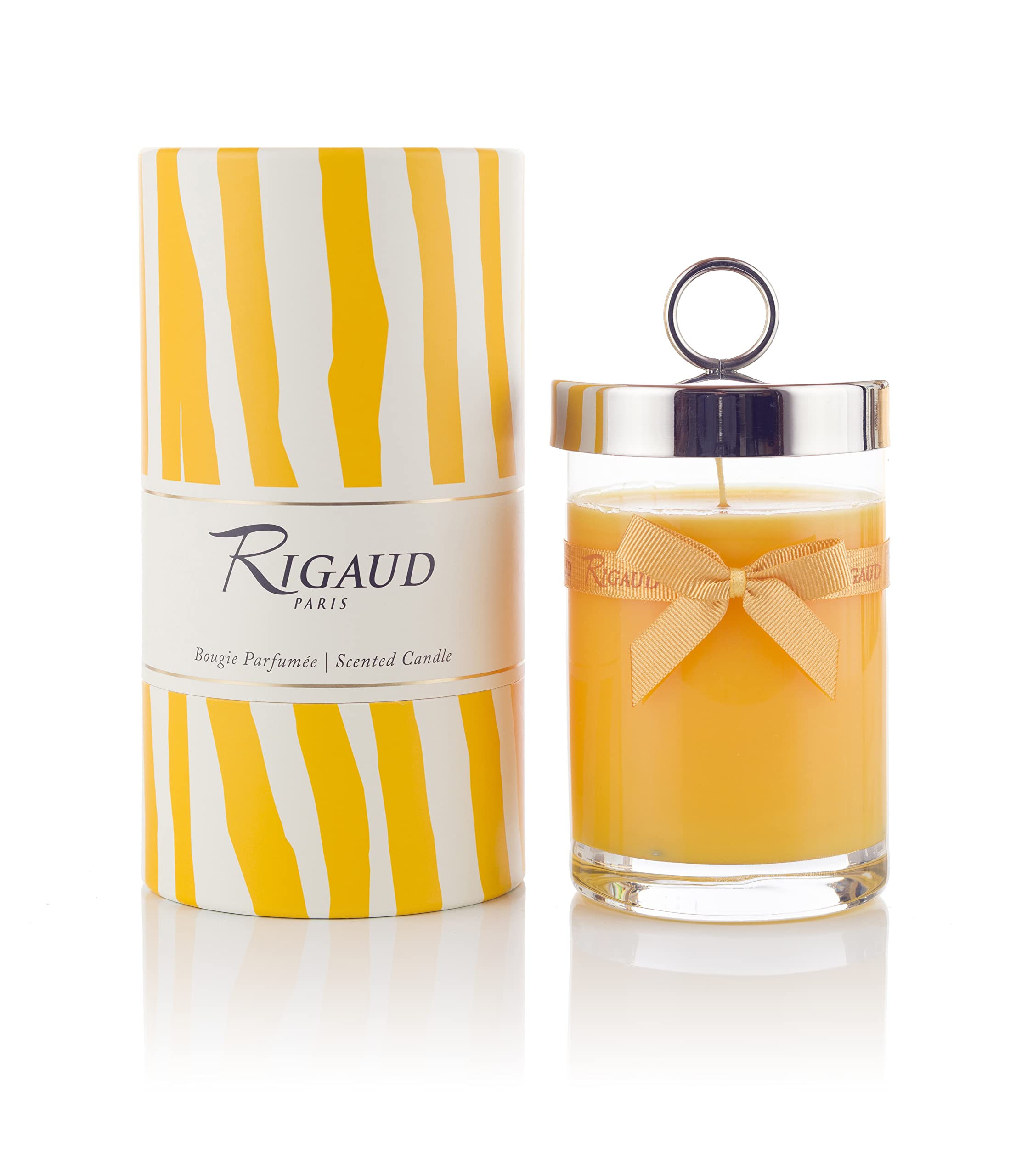 Rigaud Tournesol Large Scented Candle - 230g French-Made Soy Wax Candle with Sunflower Fragrance | Perfect for Home Decor, Relaxation & Romantic Ambiance