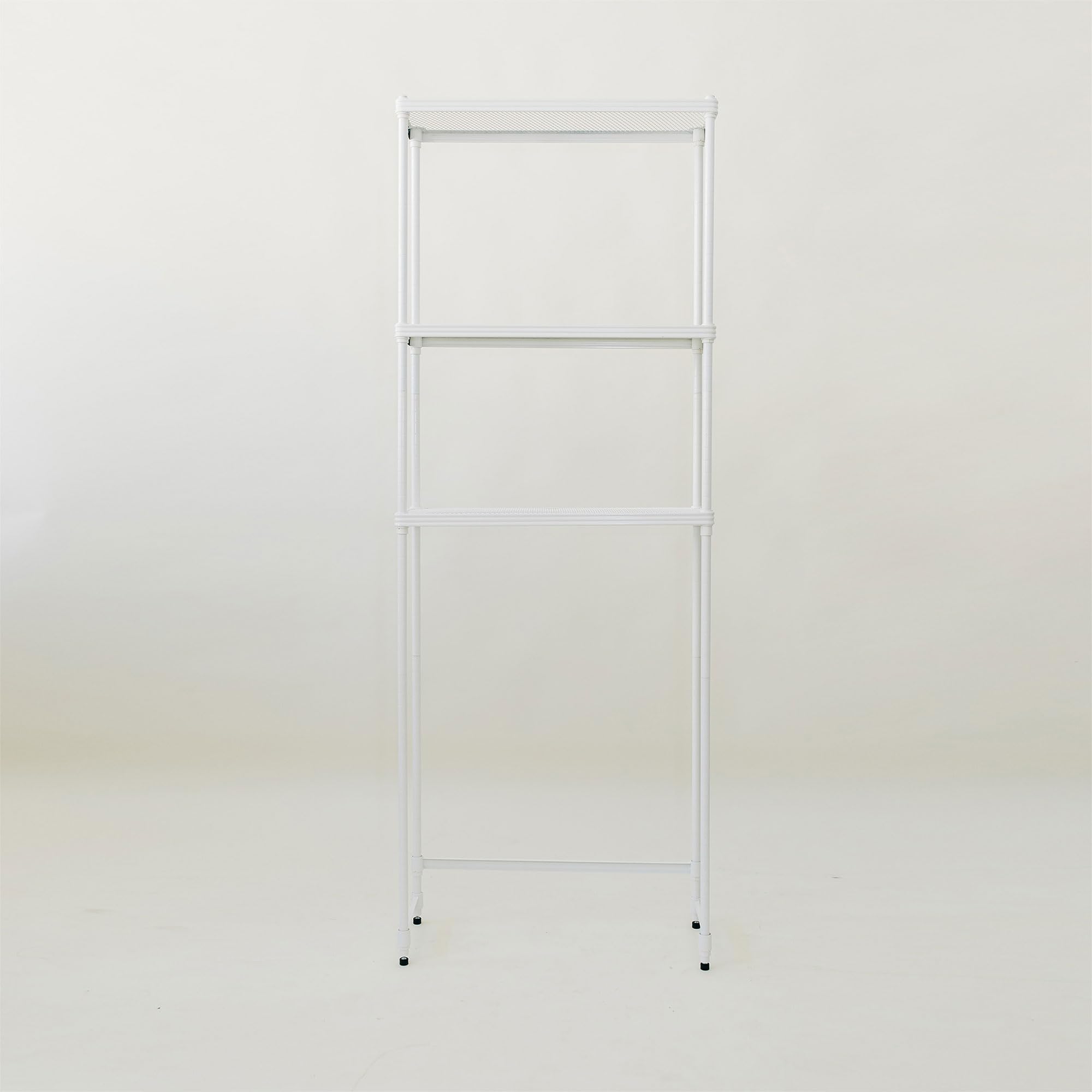 3-Tier Metal Bathroom Storage Shelf - Over The Toilet Organizer Rack, 26