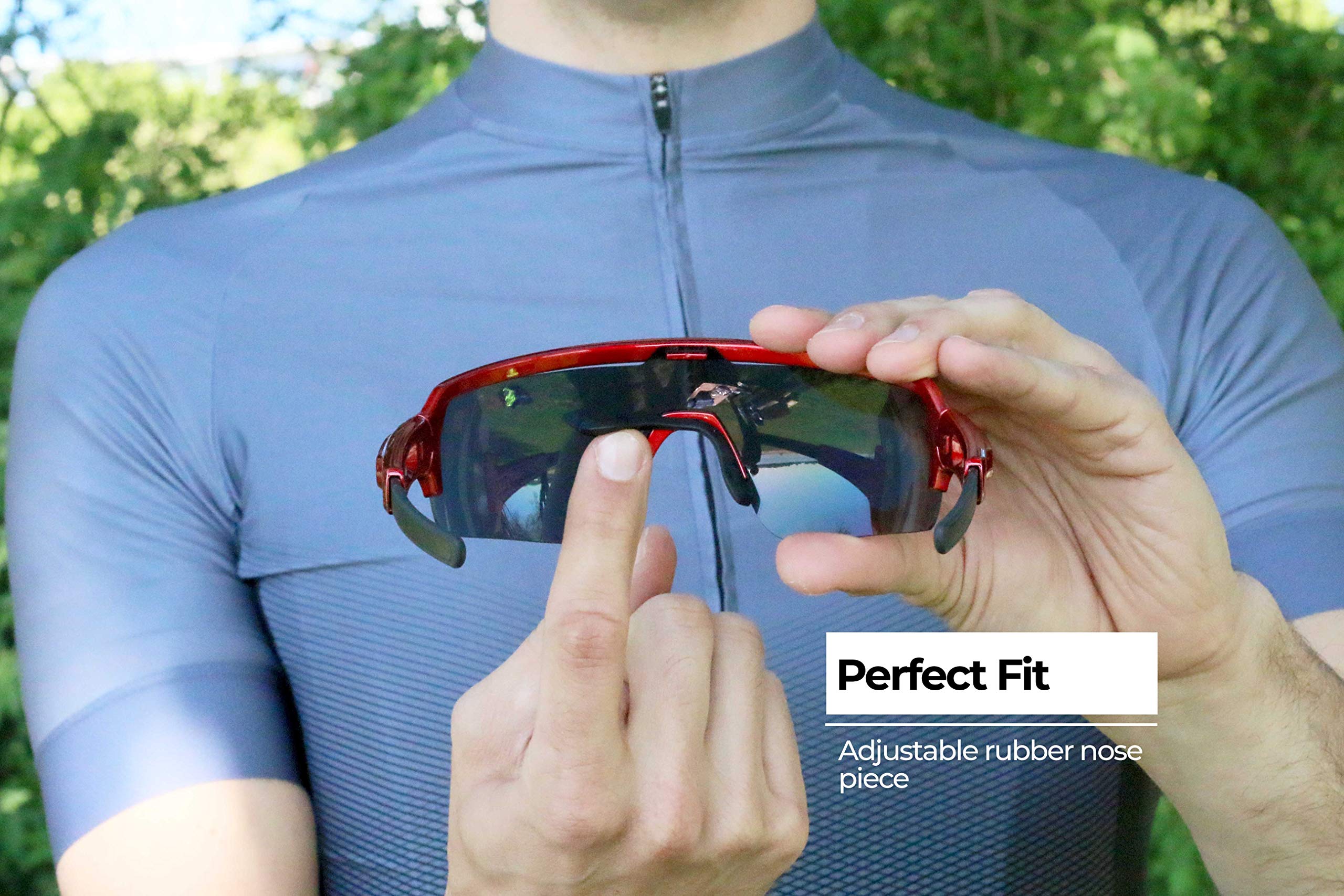 BBB Classic Sport Glasses - Polarized UV Protection Sunglasses for Running, Cycling & Outdoor Activities - Lightweight & Durable for Men & Women