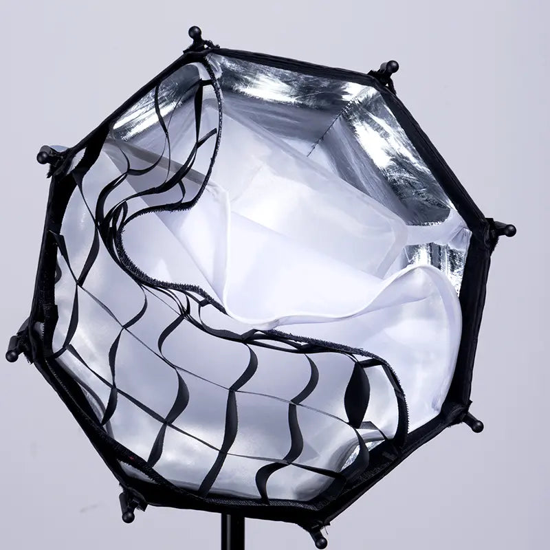 Ulanzi 30cm Octagonal Softbox with Mini Bowens Mount & Honeycomb Grid - Professional Photography Lighting Diffuser for Studio, Portrait, and Product Photography (Model L083GBB1)