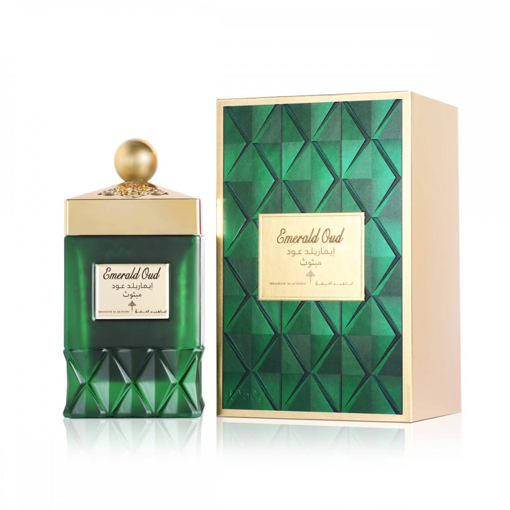 Mabsous Emerald Oud Perfume Oil - 50ml Bottle for Men & Women | Long-Lasting Arabian Scent for Special Occasions, Date Nights & Luxury Gifting