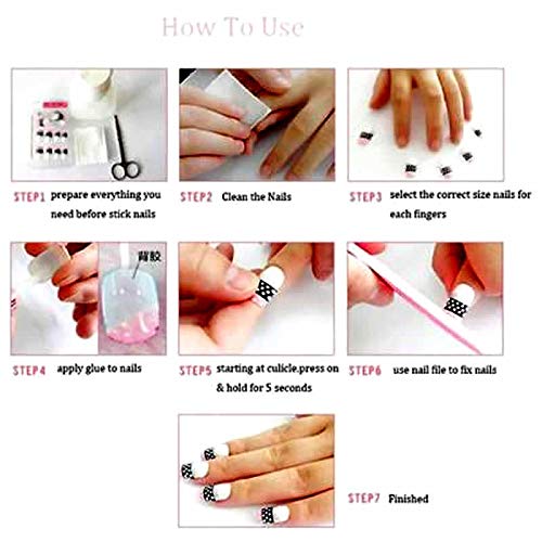 Professional iwin Nail Glue - Super Strong Adhesive for Acrylic Nails, Nail Art & Extensions - Long Lasting & Quick Dry Formula (2-Pack, White) - Perfect for Salon, Home Manicures & DIY Nail Designs