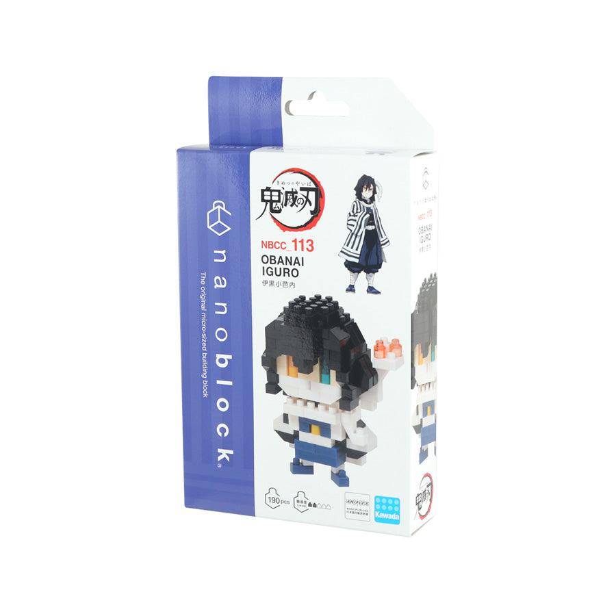 KAWADA nanoblock DEMON SLAYER OBANAI IGURO Building Blocks Set - Anime Model Kit for Collectors & Fans | Perfect for Home Decoration, Gift Giving & Anime Enthusiasts