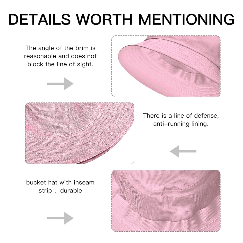 Stylish Unisex Washed Cotton Bucket Hats for Women & Men - Packable Summer Sun Hat for Beach, Travel, Golf, Fishing & Outdoor Activities
