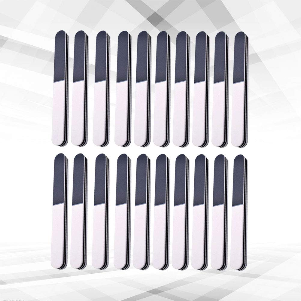 20PCS Nail Buffer & File Set - Professional Sponge Nail File Boards for Smoothing, Shaping & Polishing - Perfect for Manicure, Pedicure & At-Home Nail Care