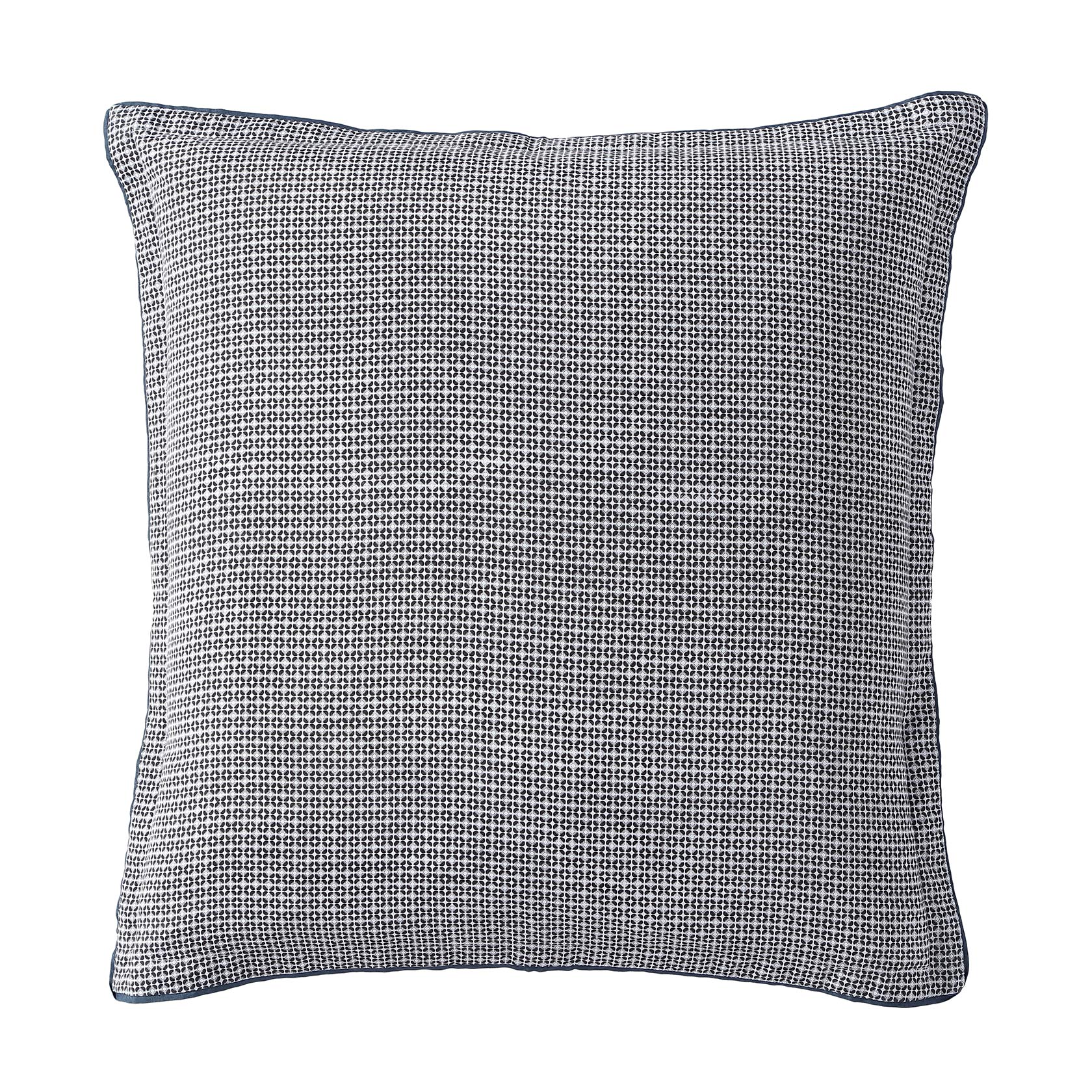 Premium Georgio Navy Blue European Pillowcase Set - Luxury 100% Cotton Bedding by Logan & Mason - Perfect for Master Bedroom, Guest Room & Hotel Decor