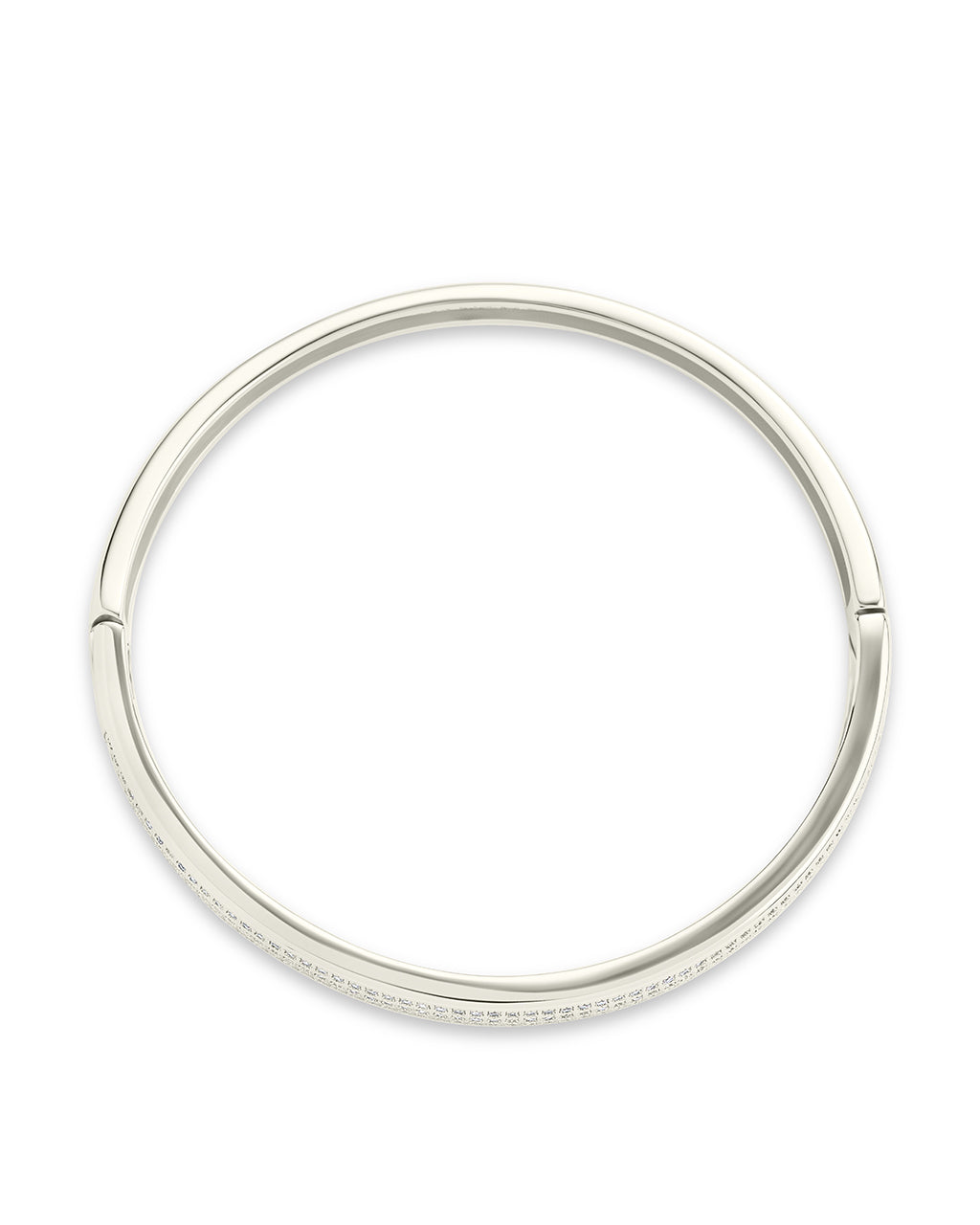 Nessa CZ Bangle Bracelet for Women - Elegant Cubic Zirconia CZ Bracelet - Perfect for Parties, Weddings & Everyday Wear
