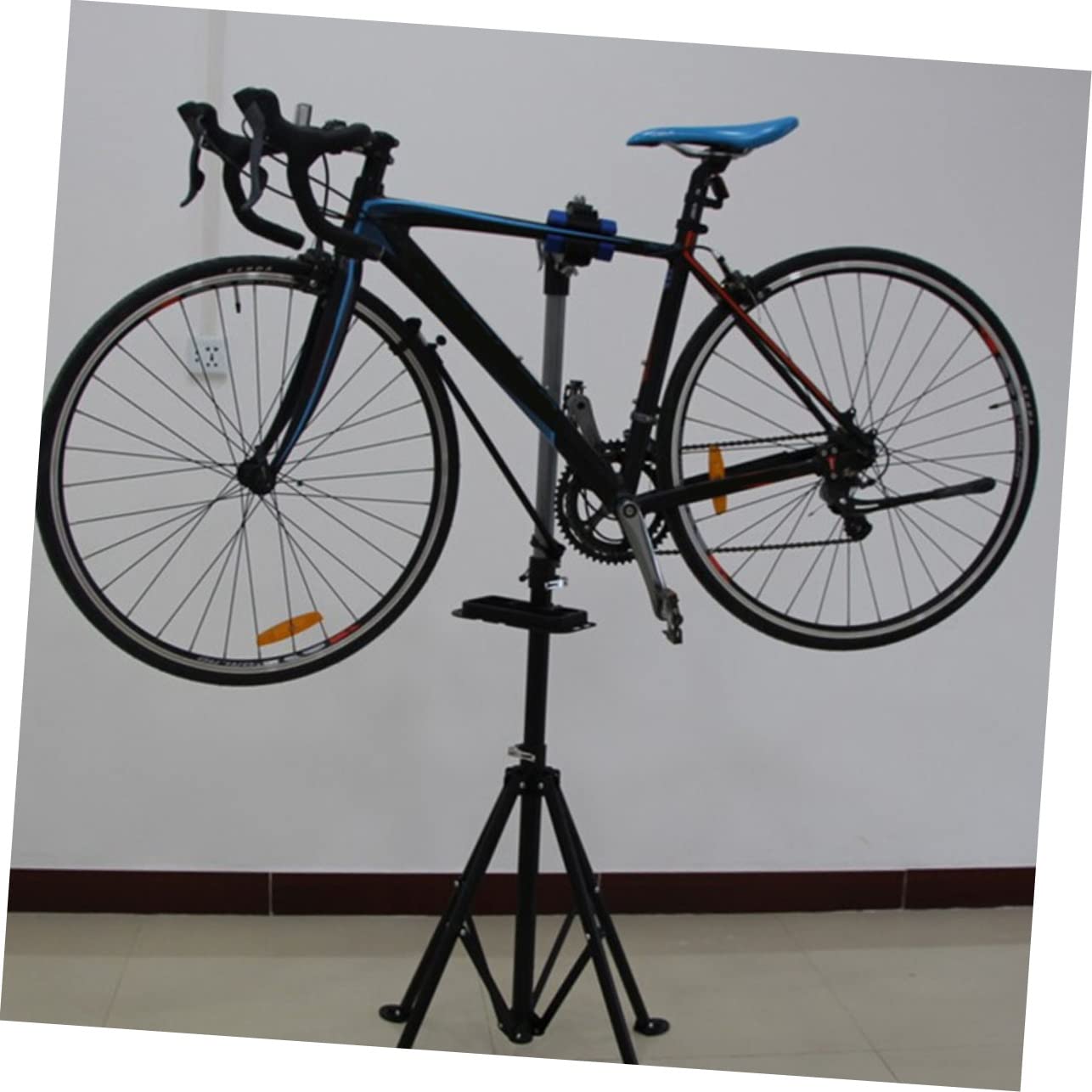 Adjustable Mountain Bike Rack - Heavy Duty Bike Storage Holder with Rubber Pads for Home & Office - Perfect for Garage, Apartment, or Workplace Organization