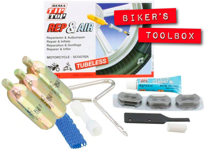 Emergency Tire Repair Kit for Tubeless Tires - Quick Flat Tire Fix for Cars, Trucks & Motorcycles - On-the-Road Safety Essential for Roadside Emergencies