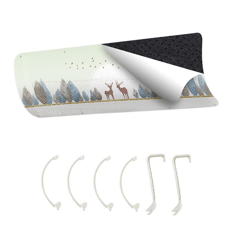 Adjustable Air Conditioner Vent Deflector - Anti Direct Blow Baffleless AC Cover, Retractable Wind Shield for Home & Furniture Protection (Pet Safe for Cats) - Perfect for Bedrooms, Living Rooms & Offices