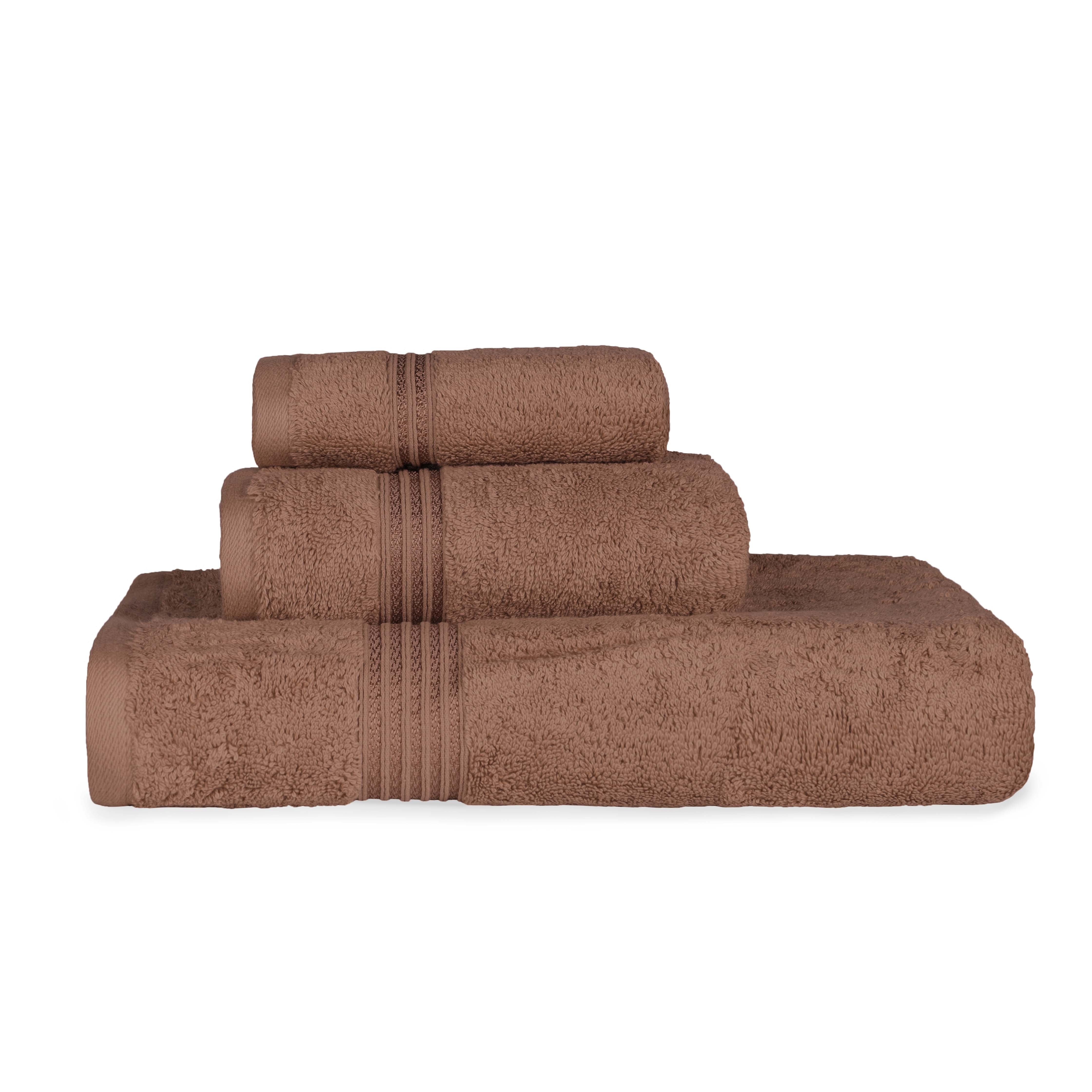 Premium Egyptian Cotton 3-Piece Towel Set - Ultra Soft, Highly Absorbent Bath Towels for Spa, Bathroom & Luxury Home Use