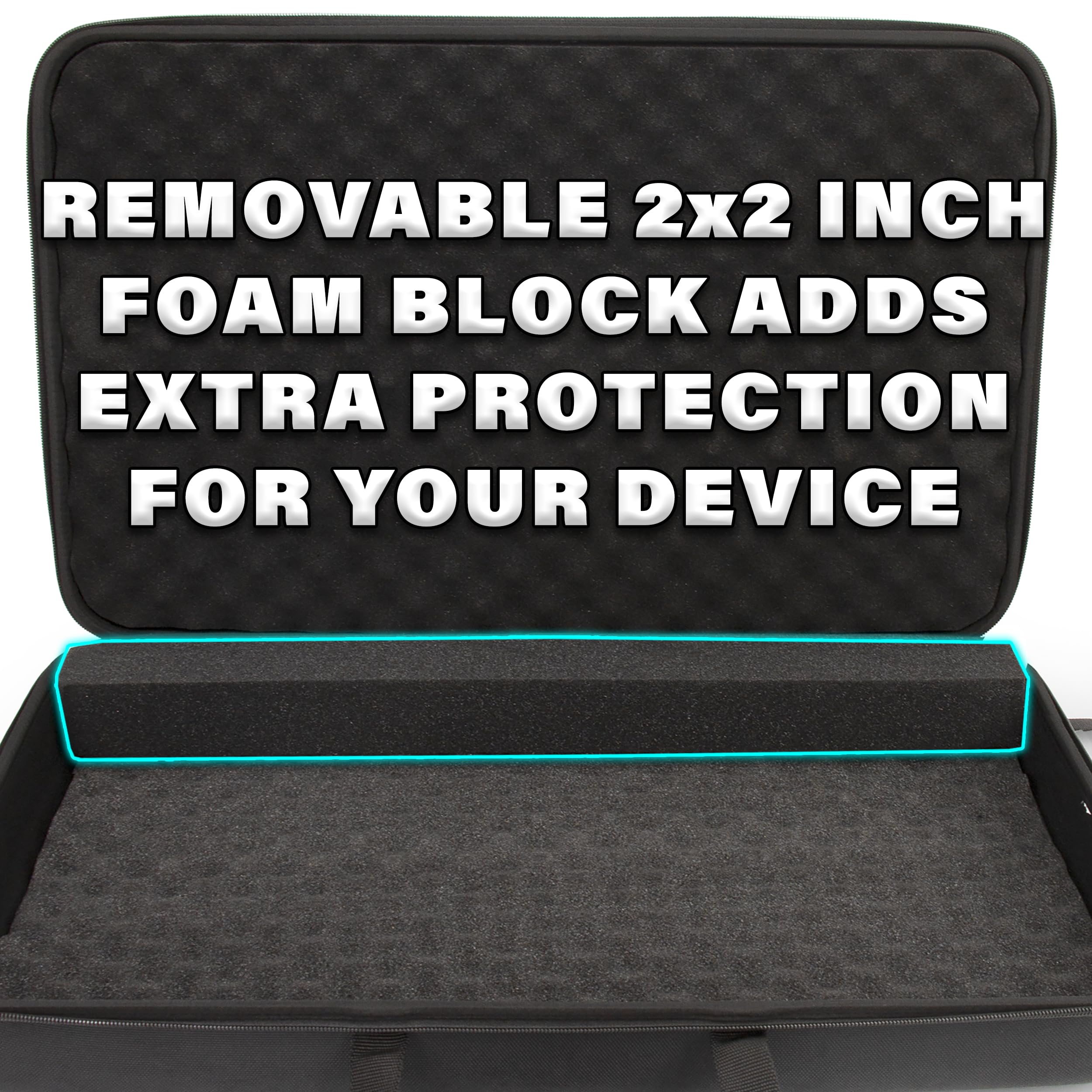 CASEMATIX DJ Controller Travel Case - Hard Shell Protective Carrying Case Compatible with Hercules Inpulse 500 DJ Mixer | Durable & Lightweight with Adjustable Strap | Perfect for Travel, Gigs & Studio Use