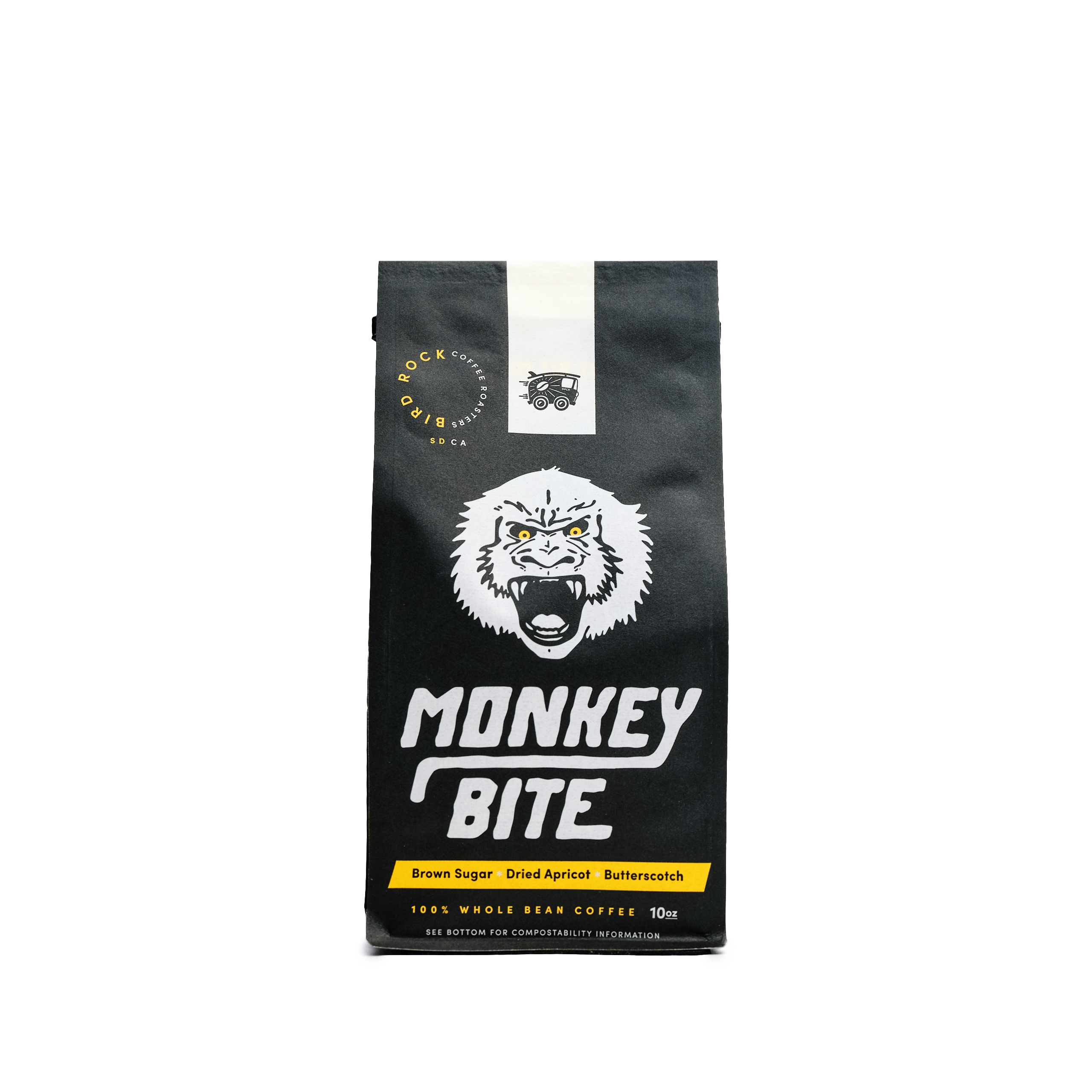 Monkey Bite Espresso - Premium Dark Roast Coffee Beans for Espresso Machines | Bold & Rich Flavor | Perfect for Home Brewing, Office Coffee Breaks & Gifts