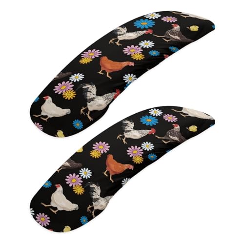 Aesthetic Floral Rooster