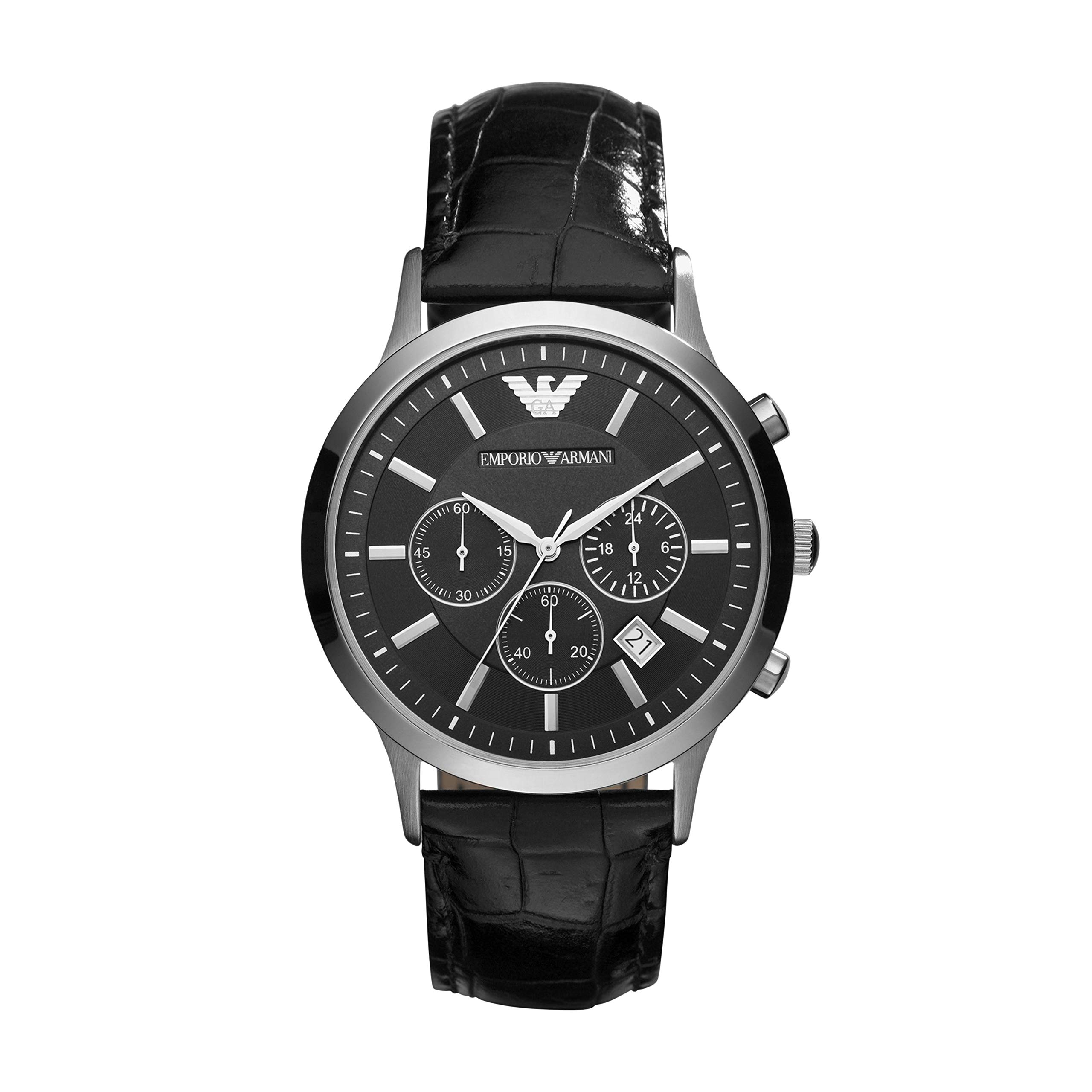 Emporio Armani Men's Stainless Steel Dress Watch - Quartz Movement - Classic Business & Formal Wear Accessory for Professionals