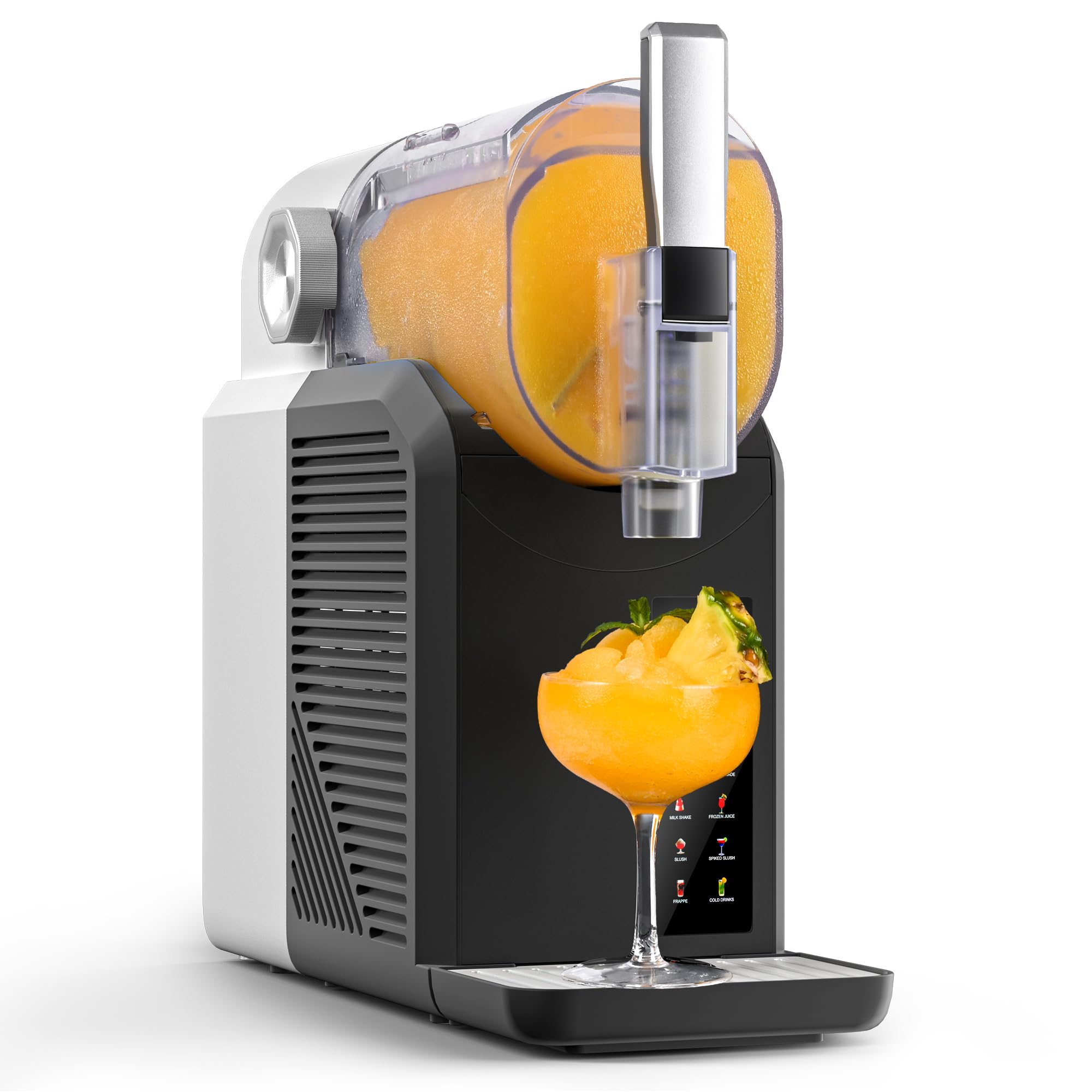 Best Slushie Machine for Home - 15-Min RapidChill Technology, 88 oz Capacity with 6 Preset Programs for Frozen Margaritas, Milkshakes & Frappés - Perfect for Parties, Summer Treats & DIY Beverages