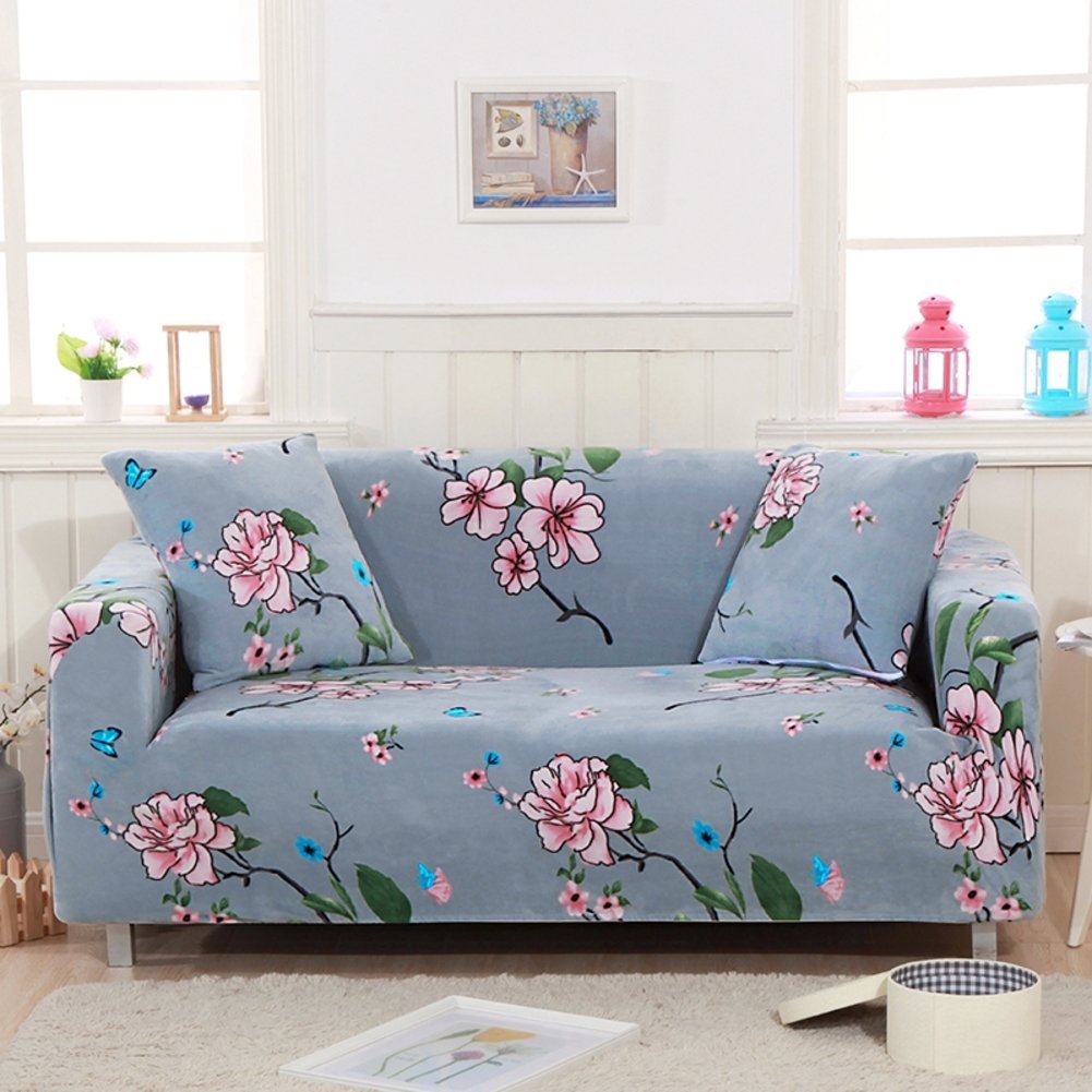 Premium Thickened Elastic Sofa Slipcover - Plush Furniture Protector for 1-Seater Couches (35